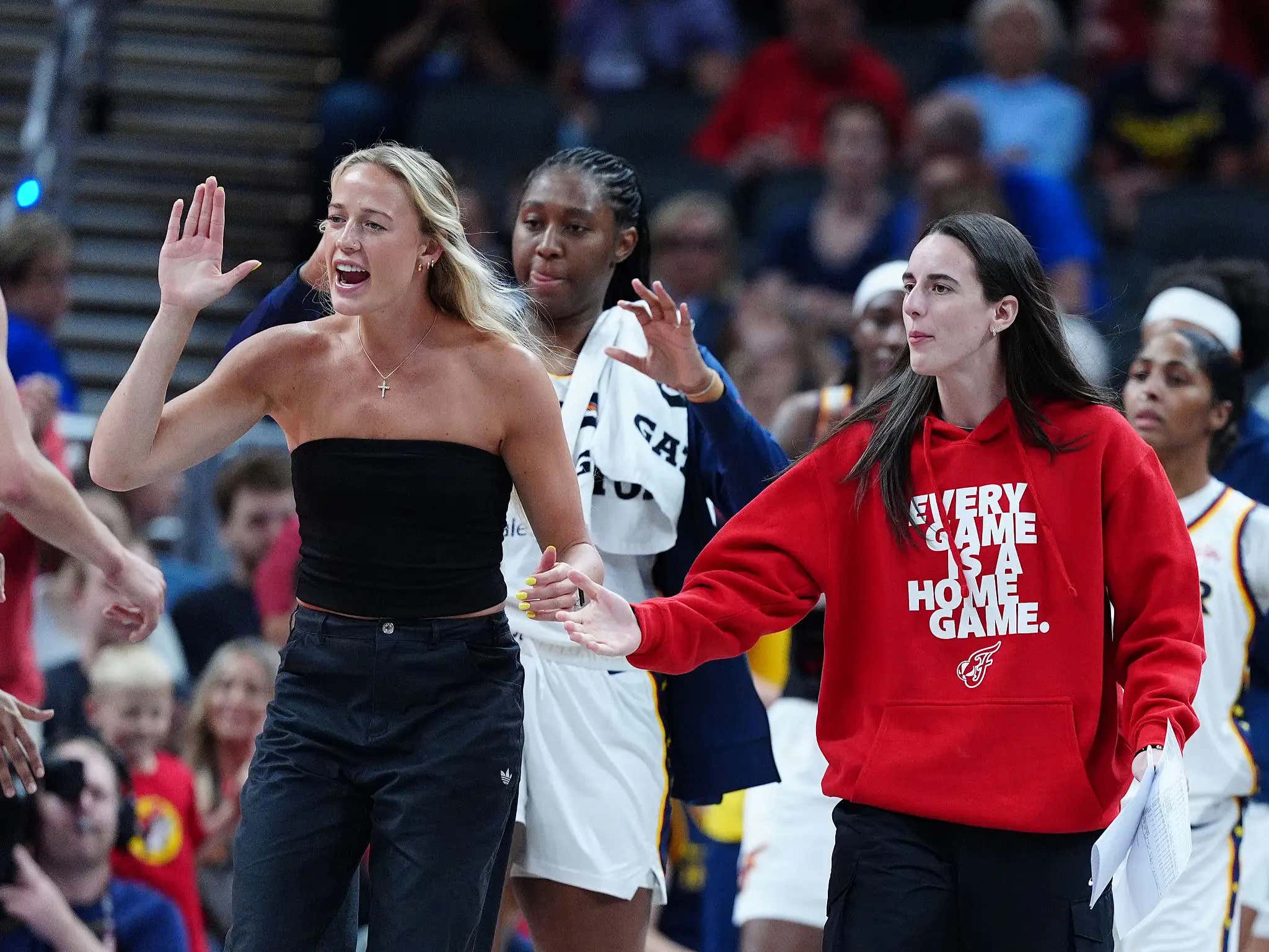 Caitlin Clark Shotgunning Drinks and Sophie Cunningham Twerking Give  Meaning to an Otherwise Meaningless In-Season Tournament | Barstool Sports