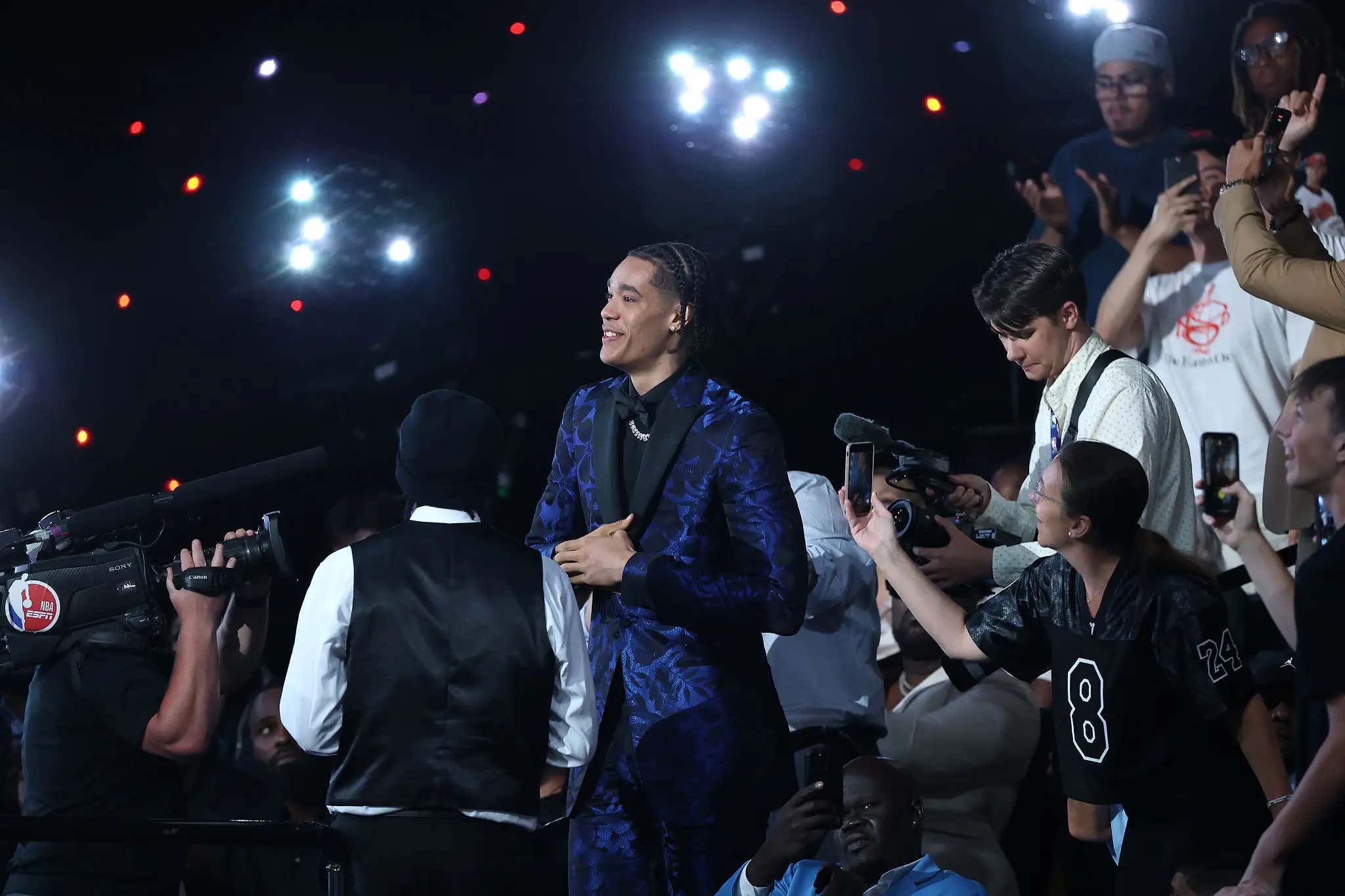 No Choice But To Declare Yanic Konan Niederhauser A Future Star After Watching Him Sprint From The Upper Level To The Stage As He Was Getting Drafted