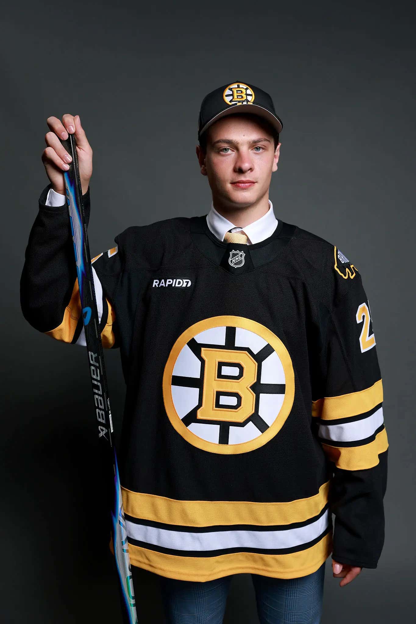 James Hagens Is A Boston Bruin