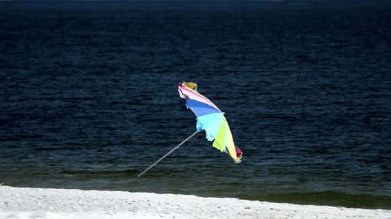Correct Opinion: You Shouldn't Be Allowed On The Beach If You Can't Figure Out How To Keep Your Umbrella In The Sand