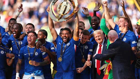 Chelsea Kicked PSG's Ass 3-0 To Become The 2025 Club World Cup Champions And President Trump Refused To Leave The Stage During Their Trophy Presentation