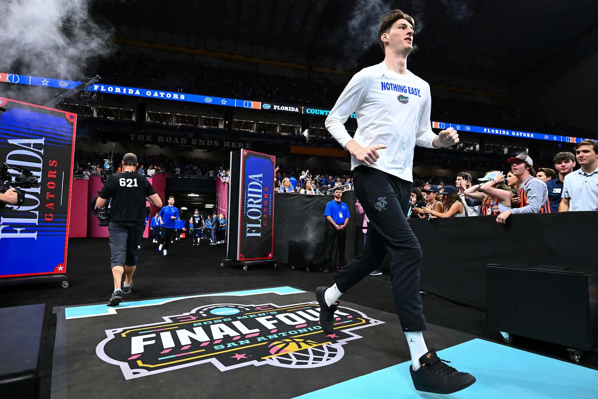 Gotta Try Anything To Win: Florida Football Brought In 7'9" Olivier Rioux For A Tryout To To Be A Guy Who Only Blocks Kicks