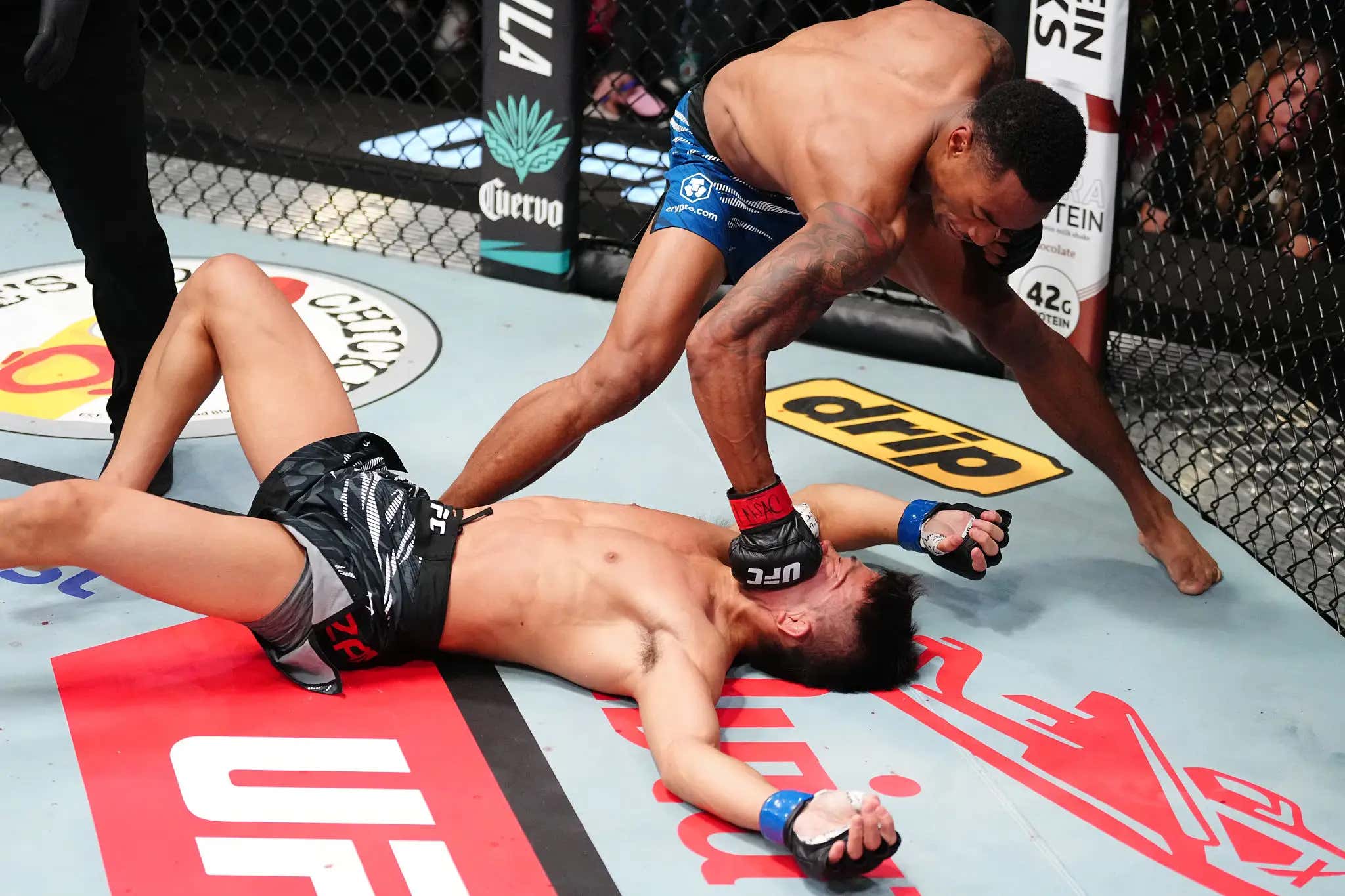 Someone Just Got Slammed Through The Crust Of The Earth At UFC