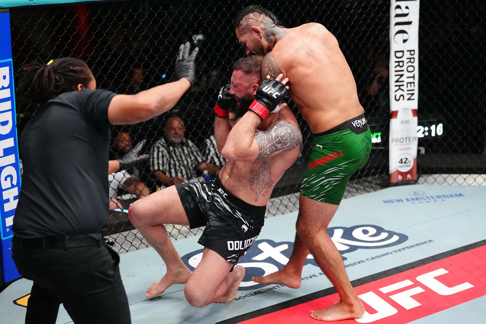 Fluffy Hernandez Just Dragged Roman Dolidze Into Submission Like A Bouncer From Hell