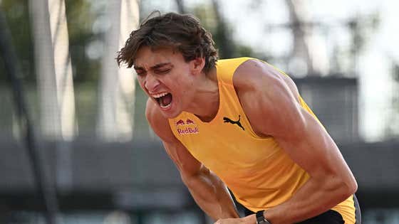 You Can Go Ahead And Throw Another $100,000 Bonus Check In Mondo Duplantis' Bank Account After He Set His 13th Pole Vault World Record