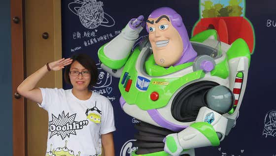 Never Grow Up: 42 Percent of People Who Waited in Line To Meet Characters at Disney Parks Last Year Were Childless Adults