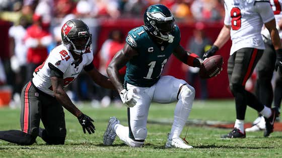 AJ Brown Goes Full Receiver, Posts Some Cryptic Lyrics On Twitter After The Eagles Move To 4-0