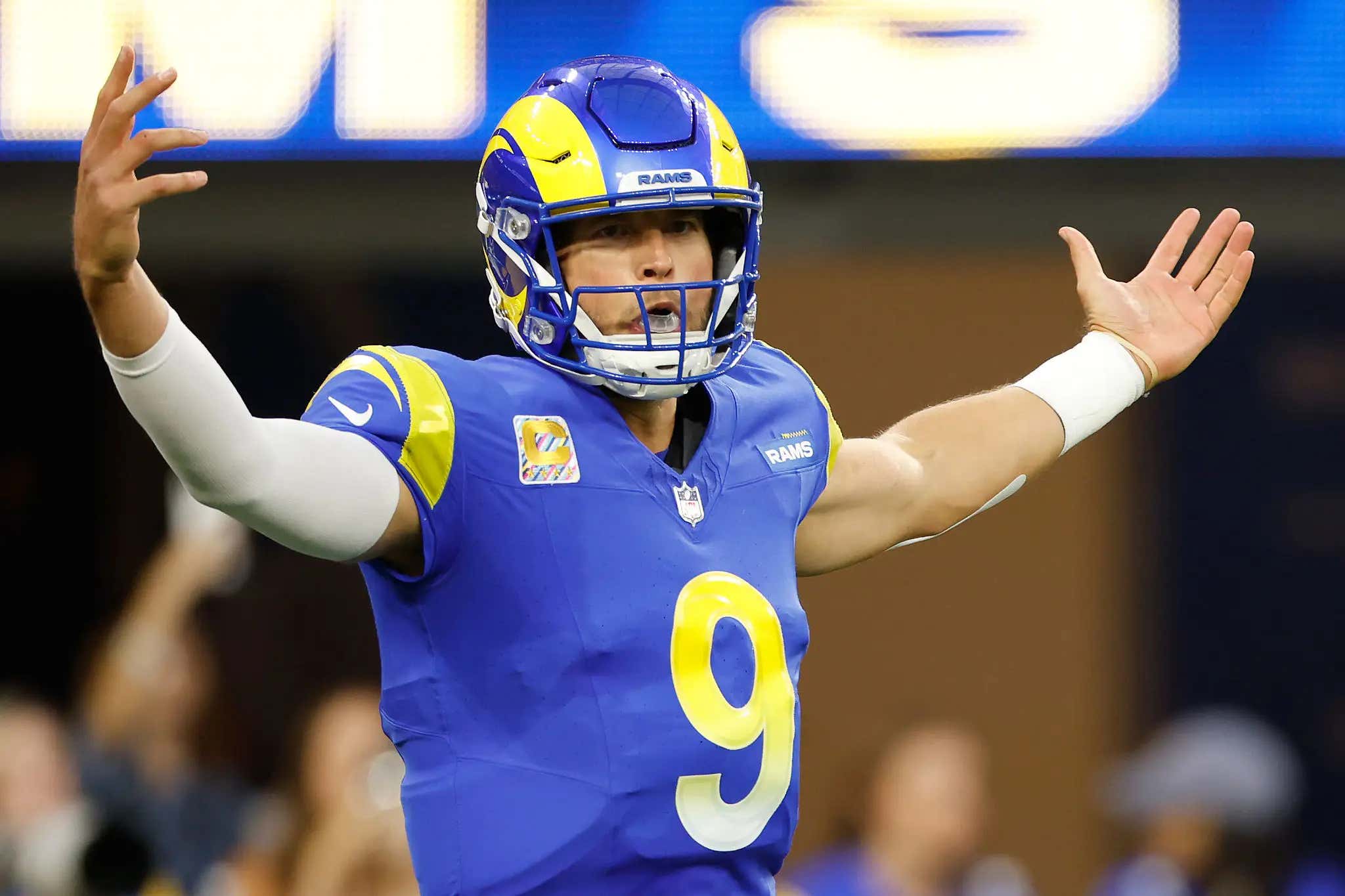 Matthew Stafford Either Thinks The Rules Don't Apply To Him Or He Just Can't Read