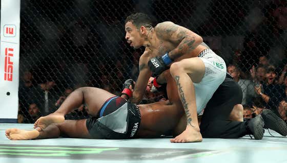 Benoit Saint-Denis, Carlos Prates, And Michael Morales Land Vicious Back-To-Back-To-Back Knockouts At UFC 322