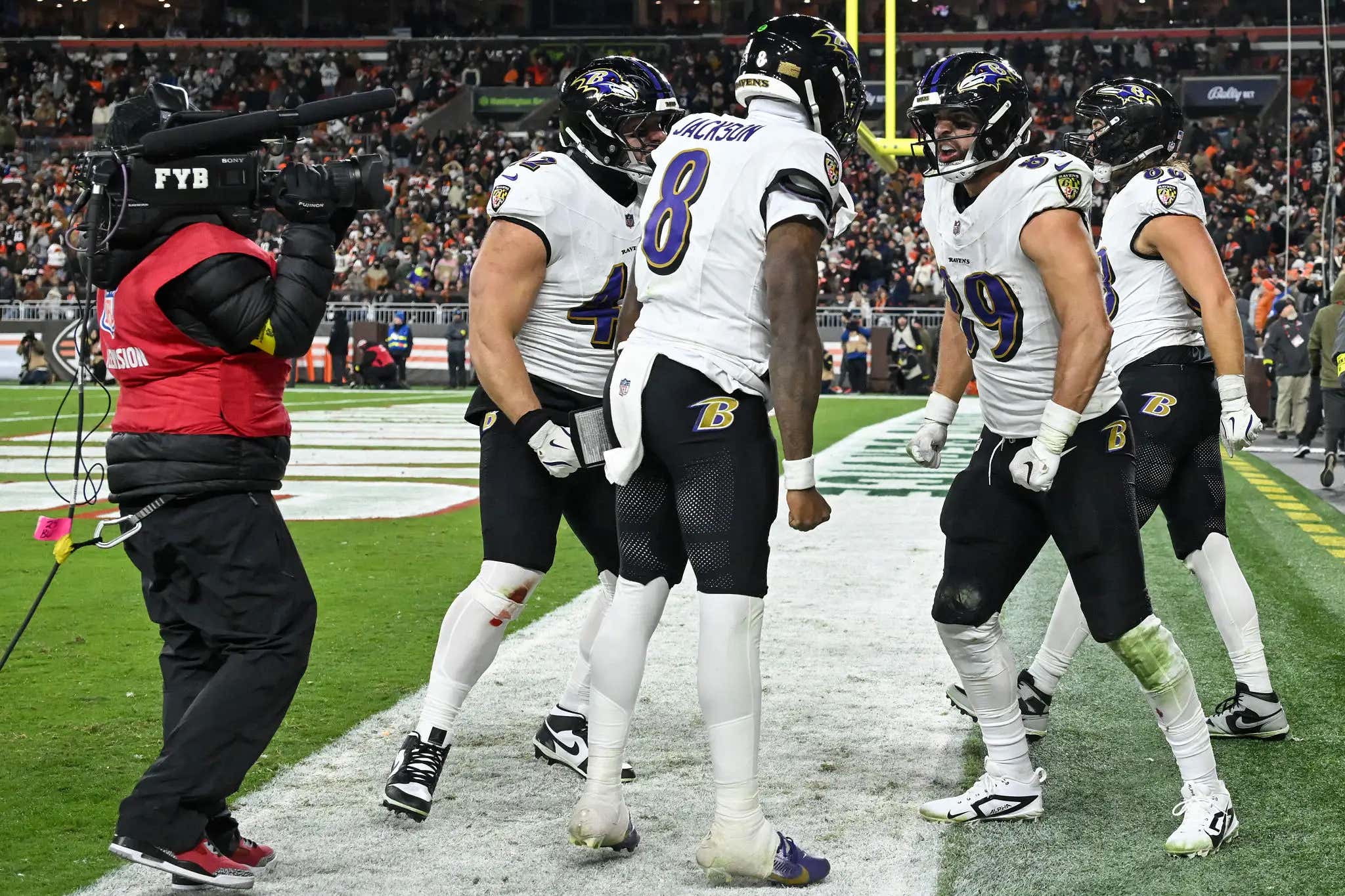 Ravens Gut Out An Ugly Win In Cleveland On A CRAZY 4th and 1 House Call by Mark Andrews