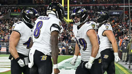 Ravens Gut Out An Ugly Win In Cleveland On A CRAZY 4th and 1 House Call by Mark Andrews