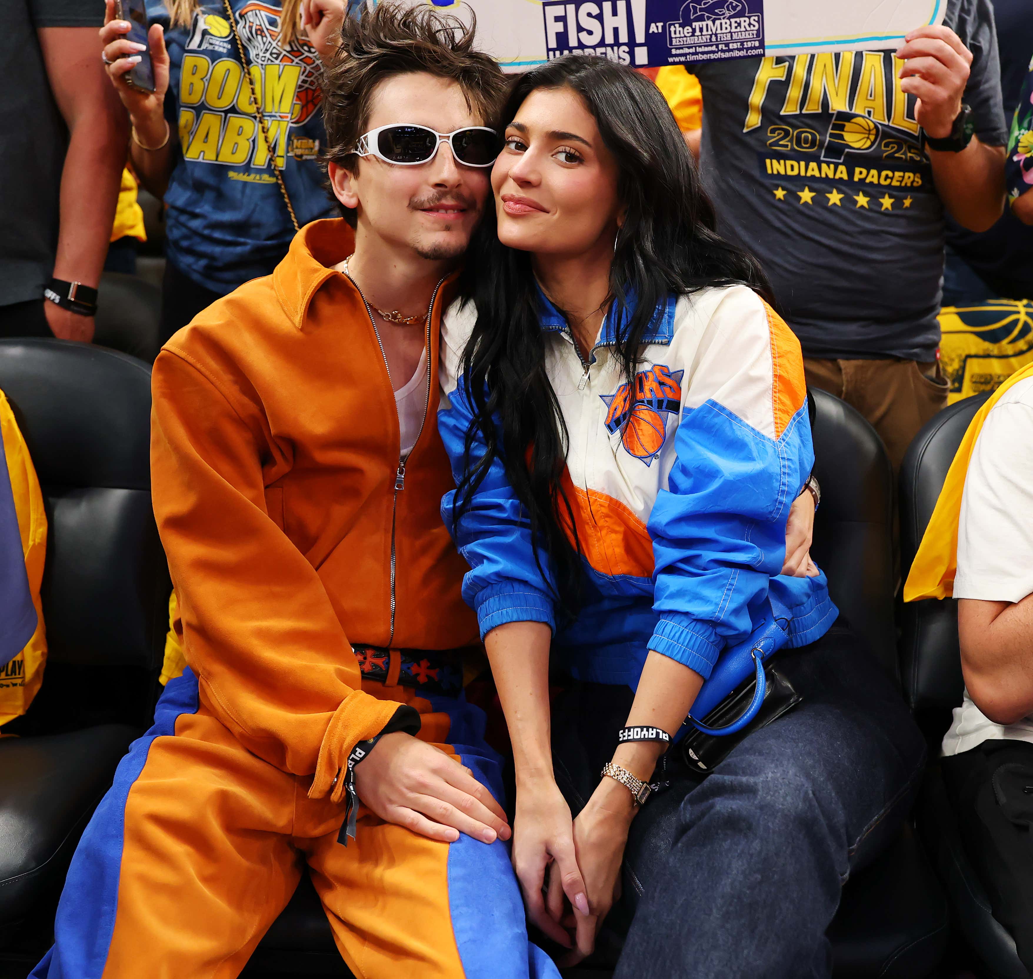 Watch: Kylie Jenner Gets Completely Ignored By Everyone Outside Of MSG As Timothee Chalamet Loses His Mind With Fans