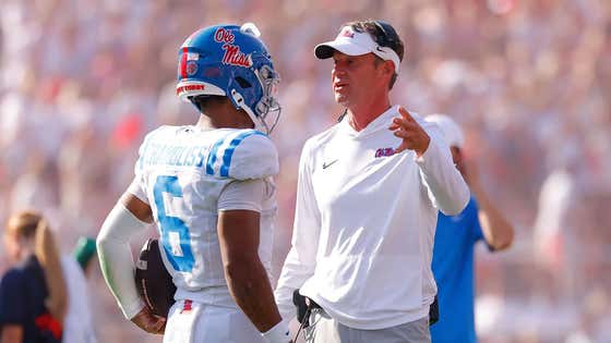 It Just Means More: Lane Kiffin Claims Mississippi State Fans Broke Into The Ole Miss Locker Room At 3am And Stole Trinidad Chambliss' Jersey