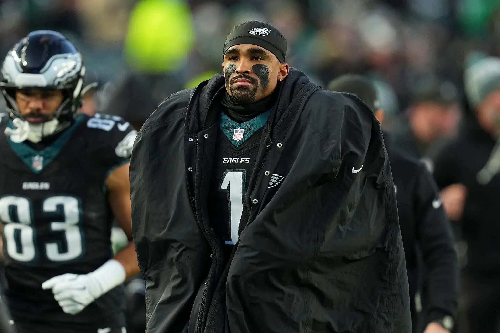 Philly Sports Media Is Going To Be Completely Gutted To Learn That Jalen Hurts Actually Talks To His Receivers On The Sideline After Watching Episode 1 Of Hard Knocks