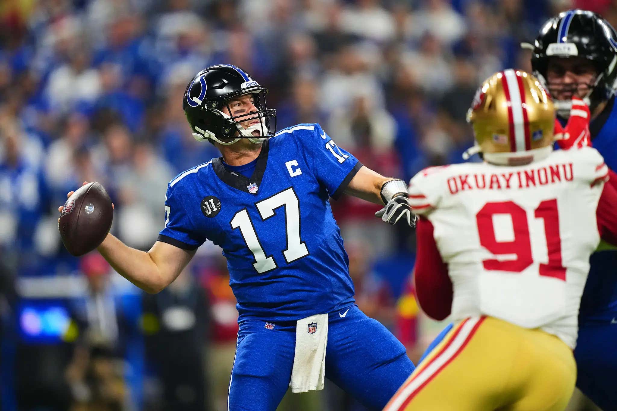 The Colts Asked 44-Year Old Grandpa Philip Rivers to Score His Age Tonight and He Gave It His Daggum Best