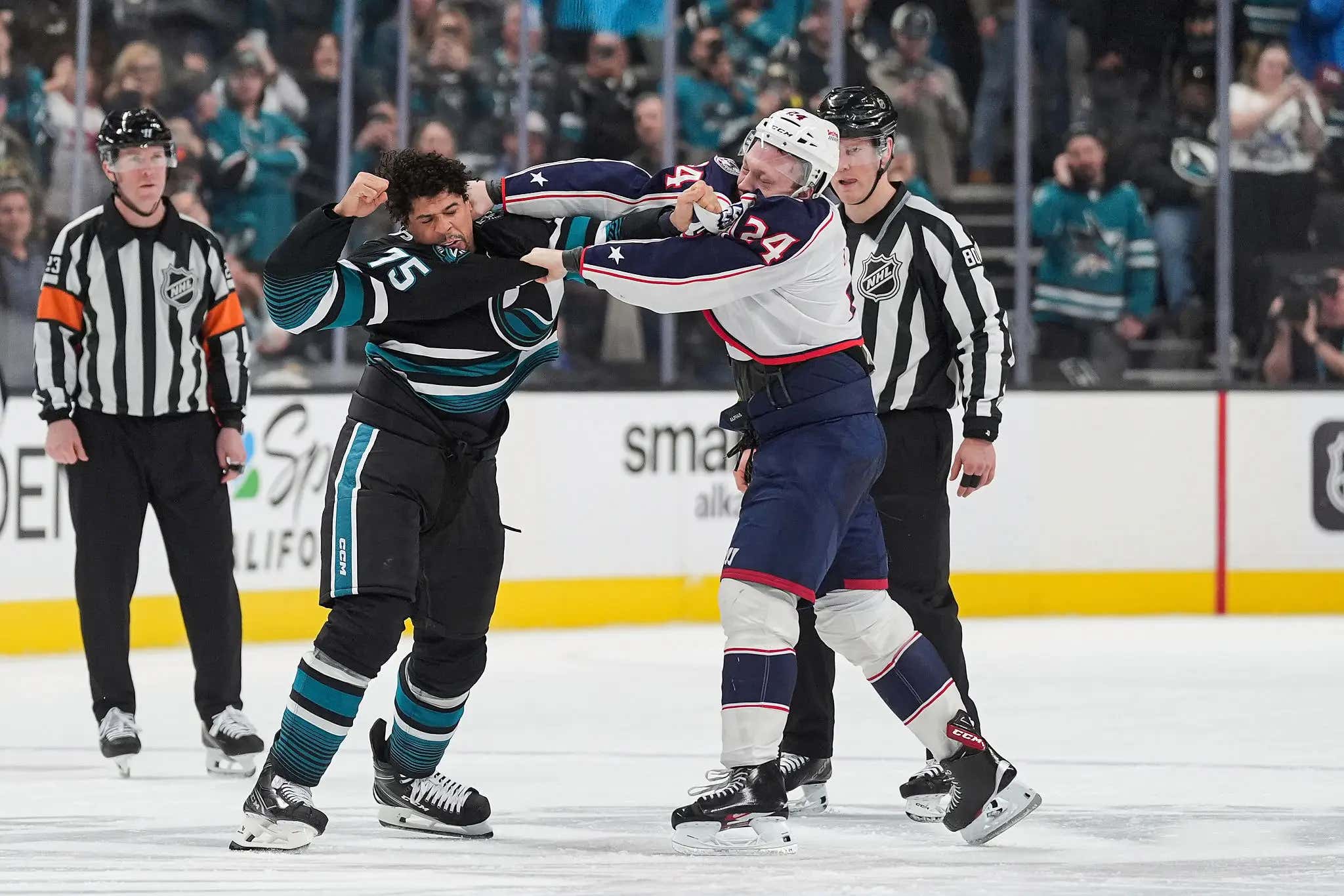 Heavyweight Fights Don't Get Much More Epic Than This Tilt Between Mathieu Olivier and Ryan Reaves