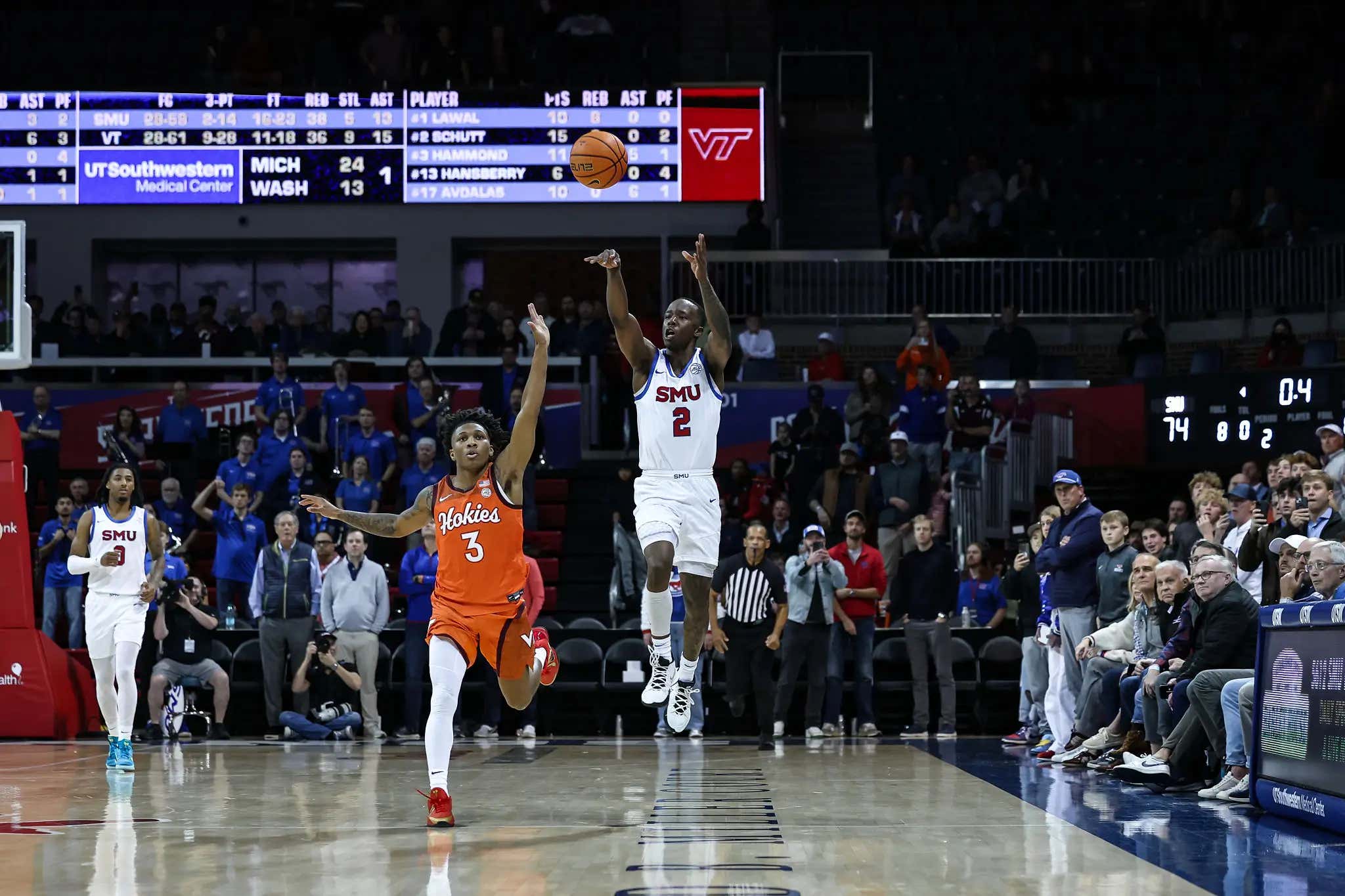 Boopie Miller's Halfcourt Buzzer-Beater Was Absolutely Insane And All, But No One Was More Clutch Than The Pyro Guy At SMU