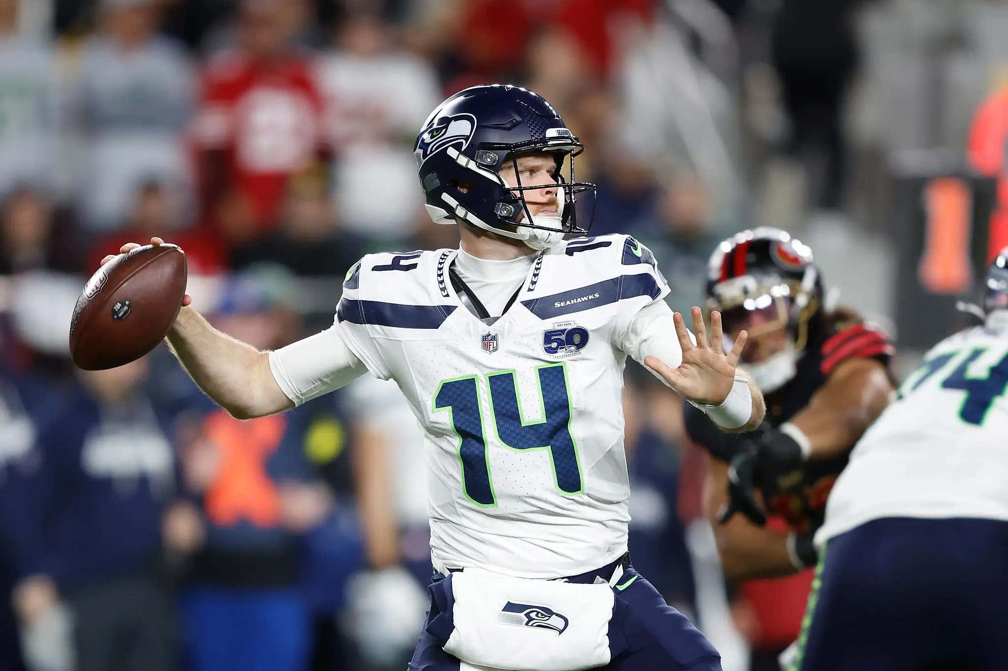 Seeing Ghosts In Seattle? Sam Darnold Hasn't Thrown a Football Since Injuring His Oblique In Practice On Thursday And The Seahawks Have No Idea If He Can Start Or Play Through It Tonight Against The Niners