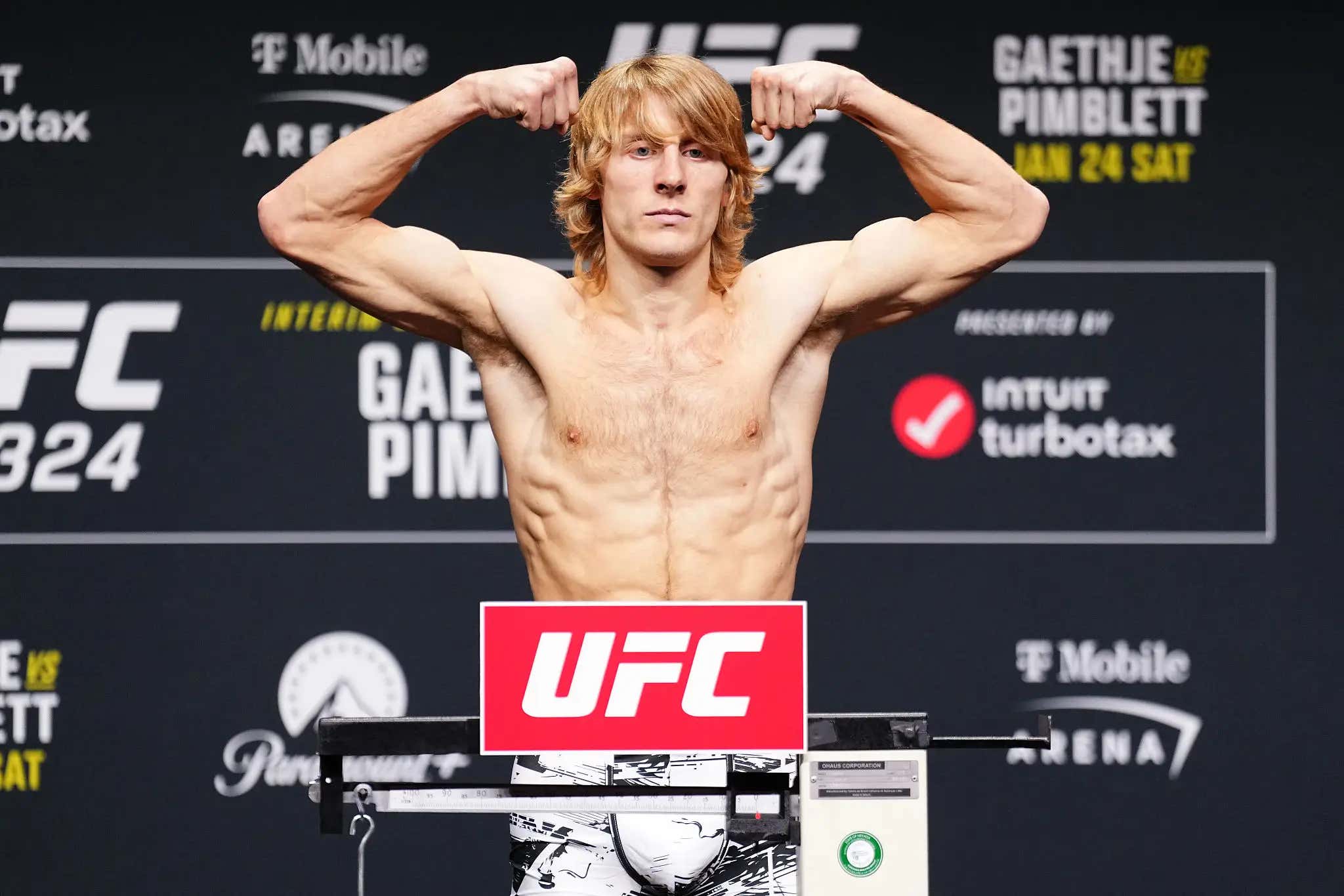 Paddy The Baddy/Justin Gaethje Have Both Made Weight And The UFC 324 Main Event Is OFFICIAL