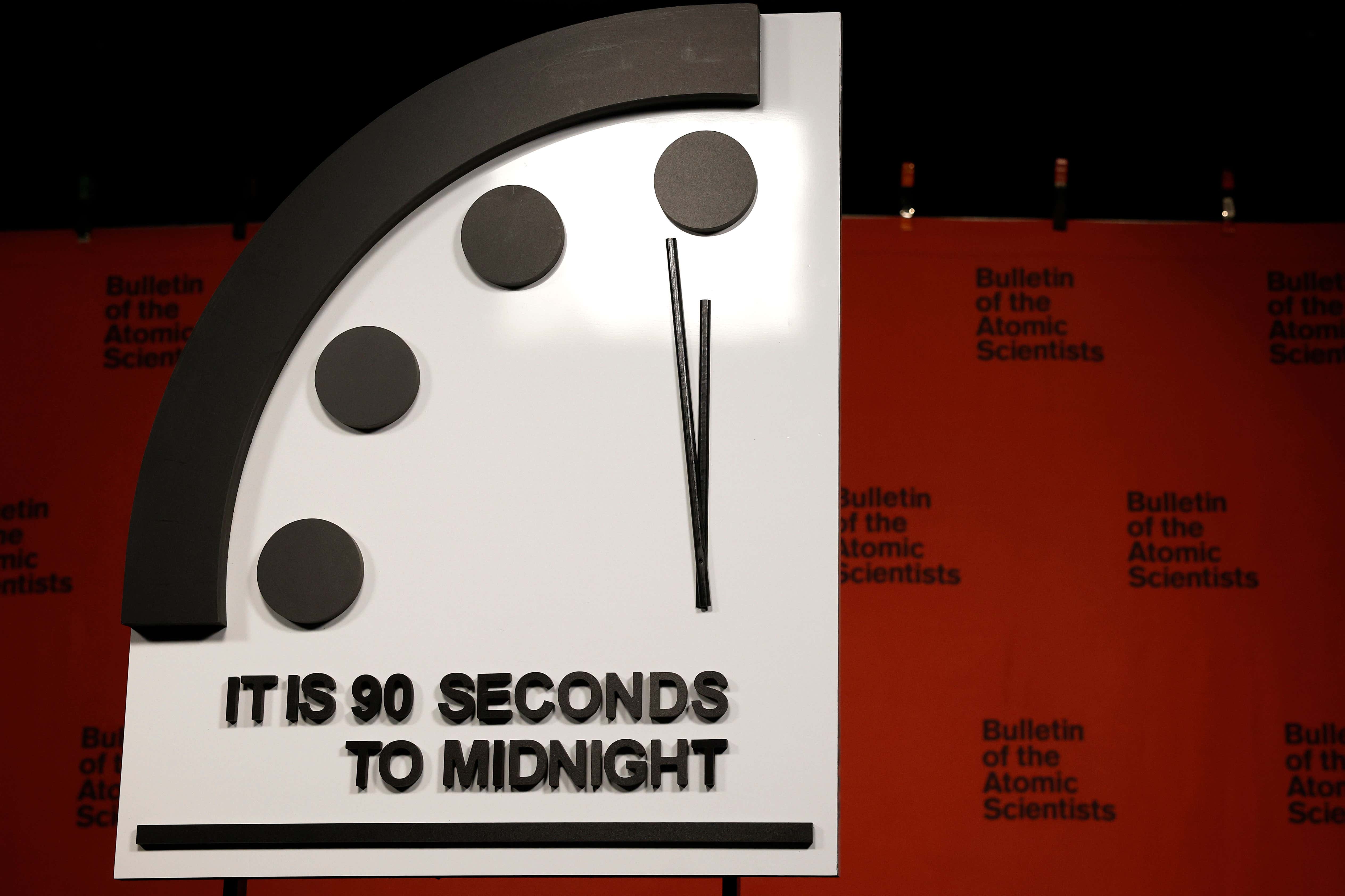 DOOMSDAY CLOCK SET TO 85 SECONDS TO MIDNIGHT: Civilization’s Check Engine Light Turned On, And We Covered It With Tape