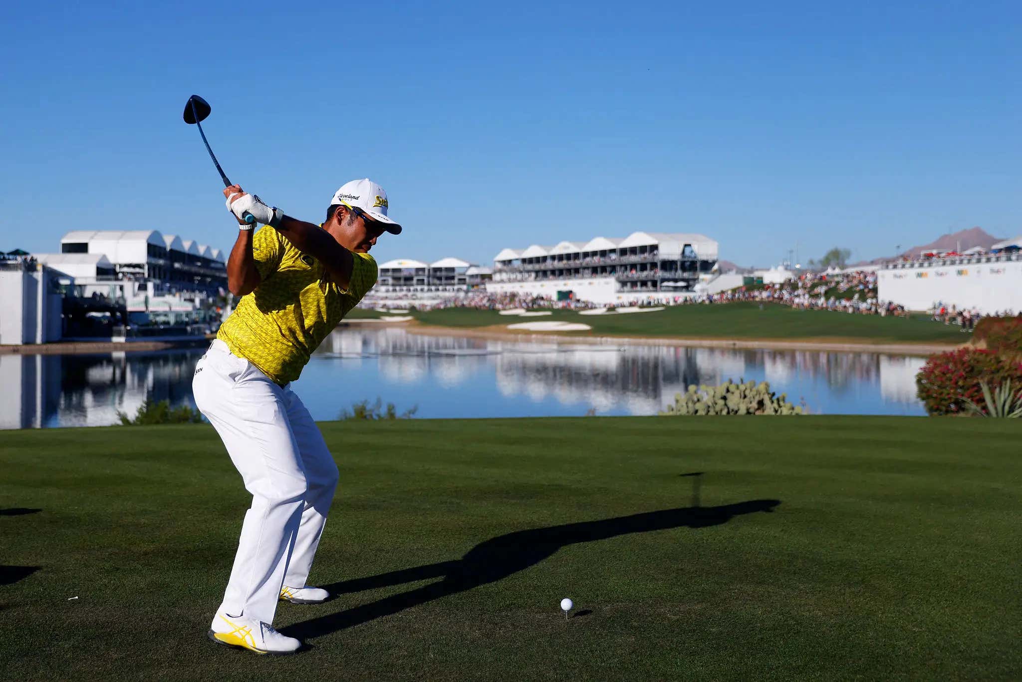 Brutal: We Got Video Of A Security Guard Dropping A Chair In Hideki Matsuyama's Swing, Hit The Next Shot Into The Water And Lost The Waste Management