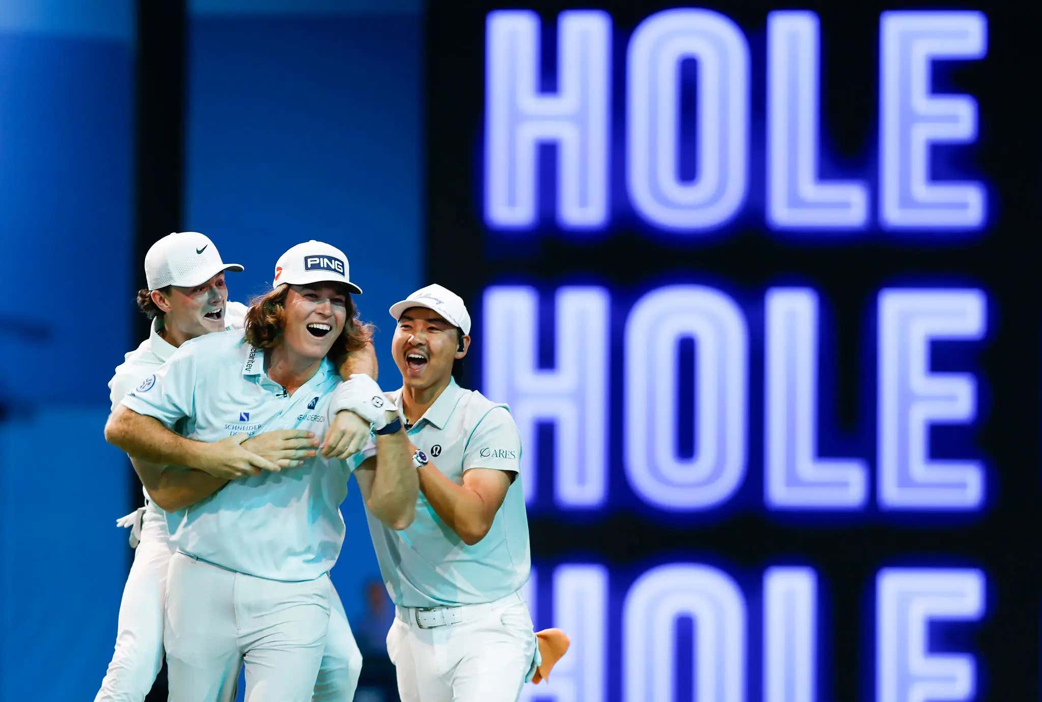 Neal Shipley Stole The Show At TGL By Hitting The First Ever Hole-In-One In League History, Celebrated By Chugging Some Beers With The Boys