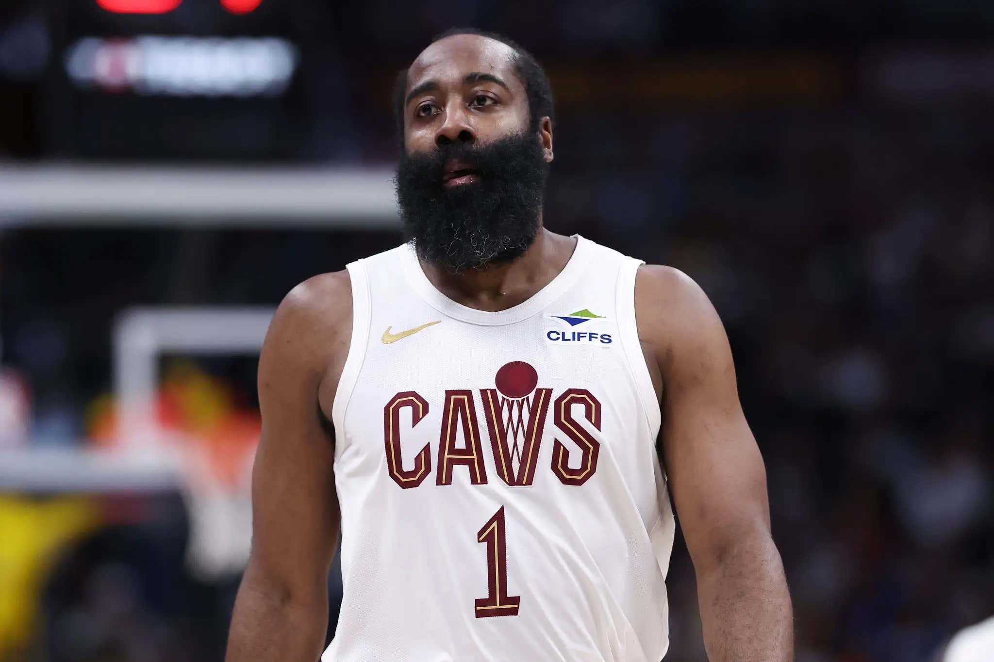 The Cavs Are Giving Out James Harden Beards Tonight In The NBA Promo Giveaway Of The Year