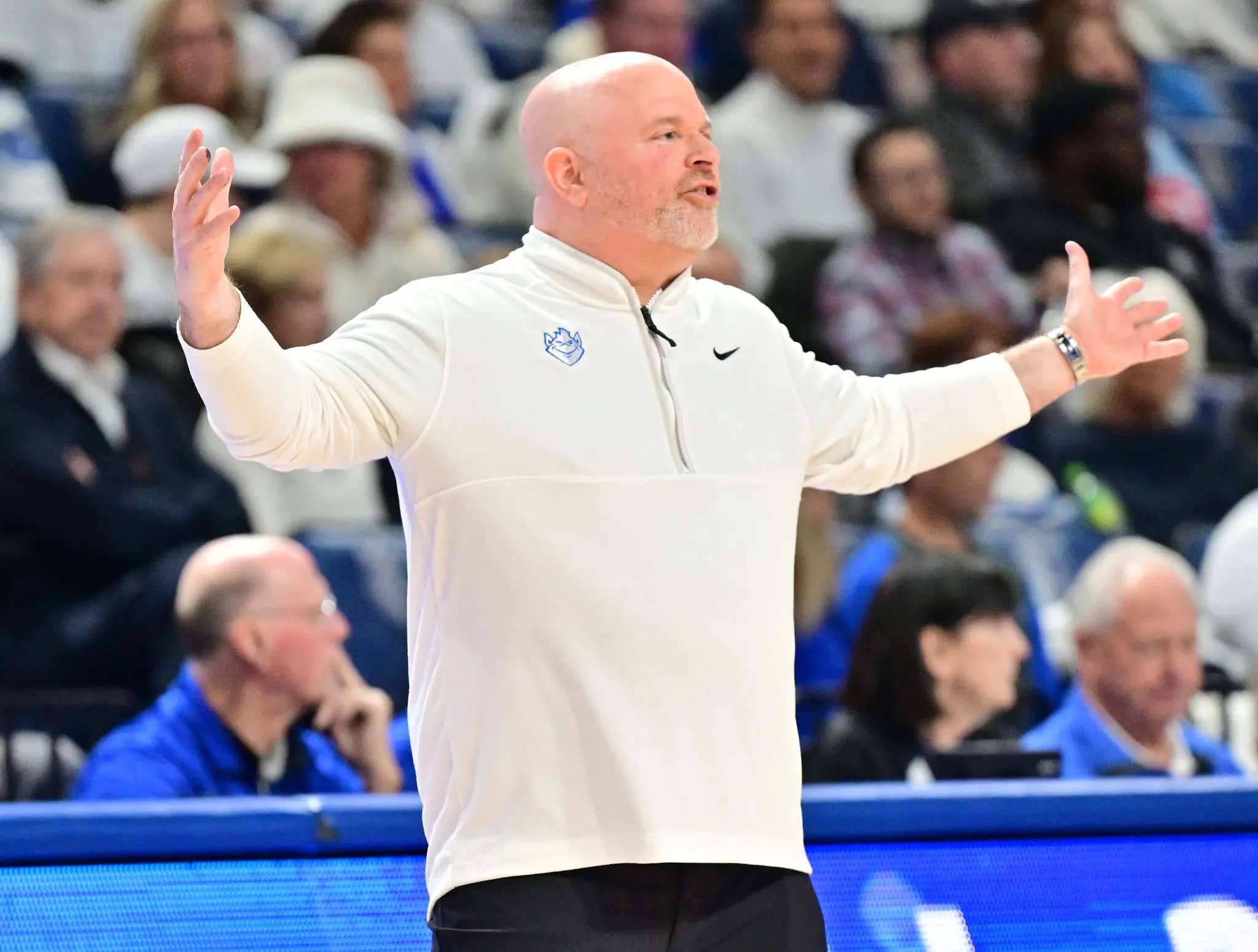 Always Be Recruiting: Providence Fans Showed Up To The SLU/URI Game Last Night Just To Try And Convince Josh Schertz To Be Their Next Head Coach
