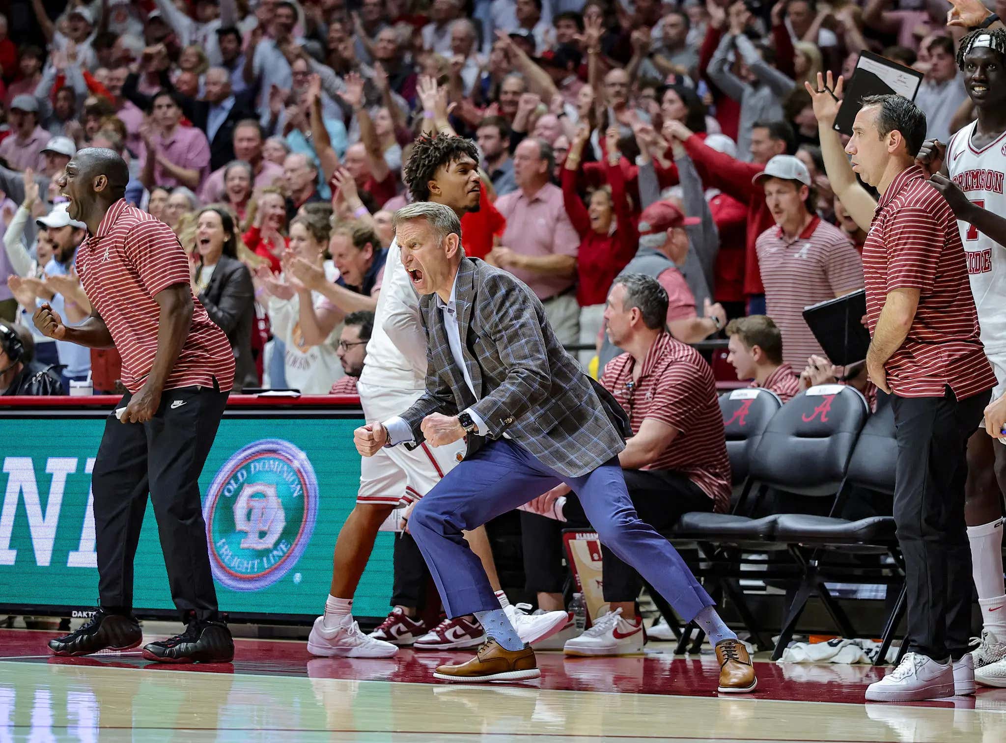 Alabama Comes Back From 10 Down At Half ... Shoots The Lights Out In The Second Half And Wins A Double Overtime Thriller!