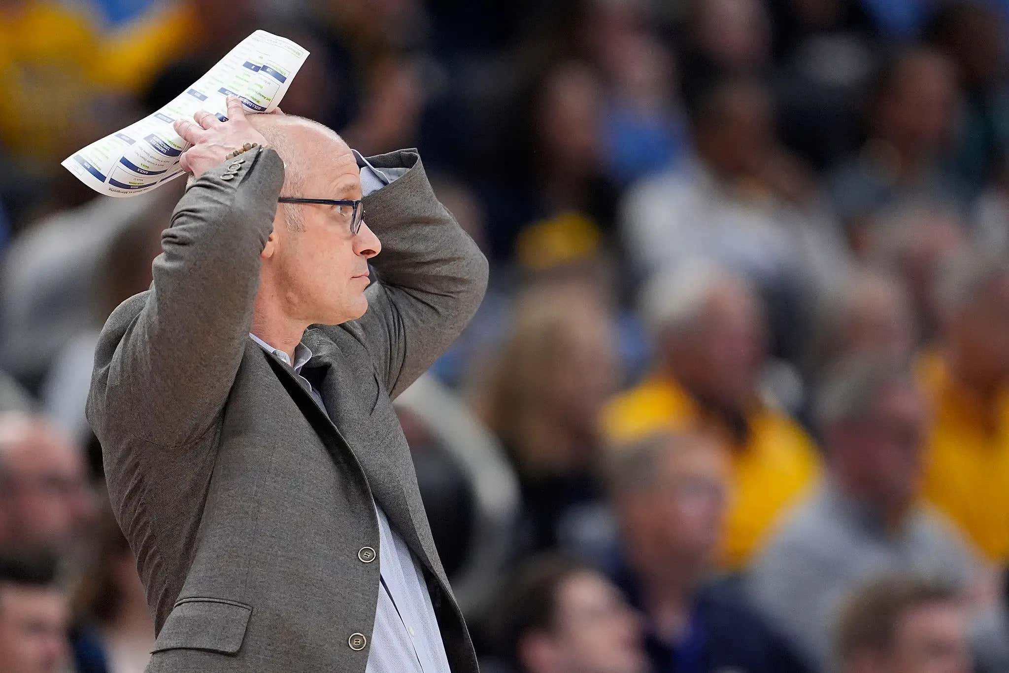 You're Going To Be Shocked To Hear UConn Lost And Dan Hurley Decided To Get Himself Tossed With Less Than A Second Left In The Game