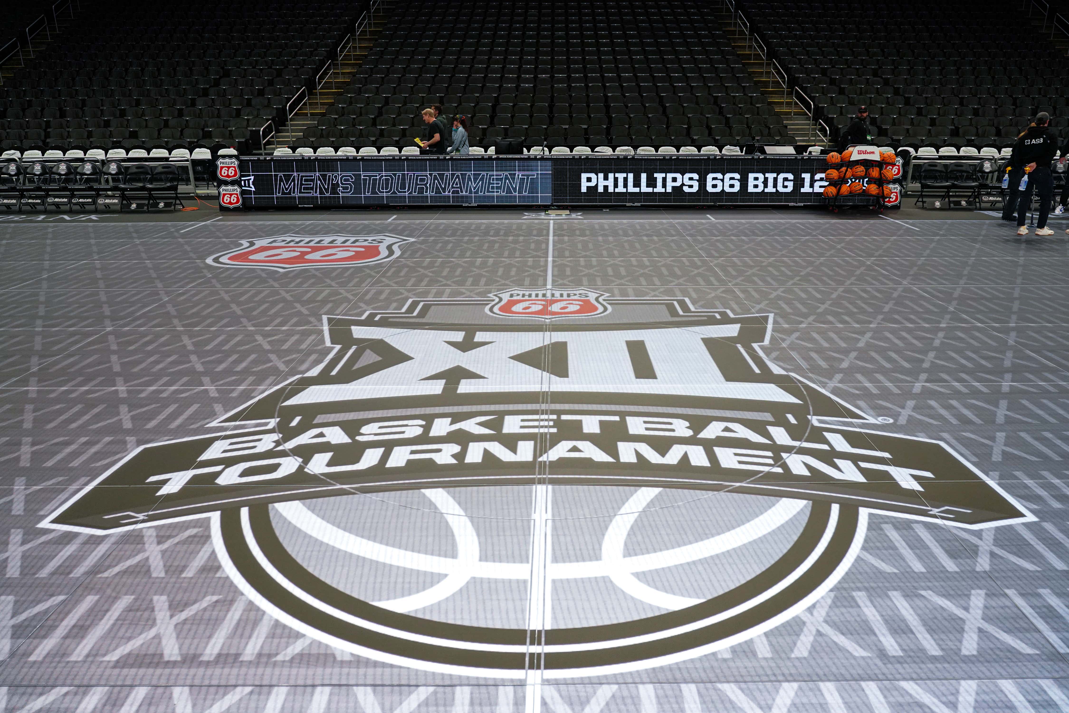 RIPIP Glass Court - The Big 12 Decided To Switch Back To A Regular Hardwood Court Starting Today Because Players Kept Complaining About It