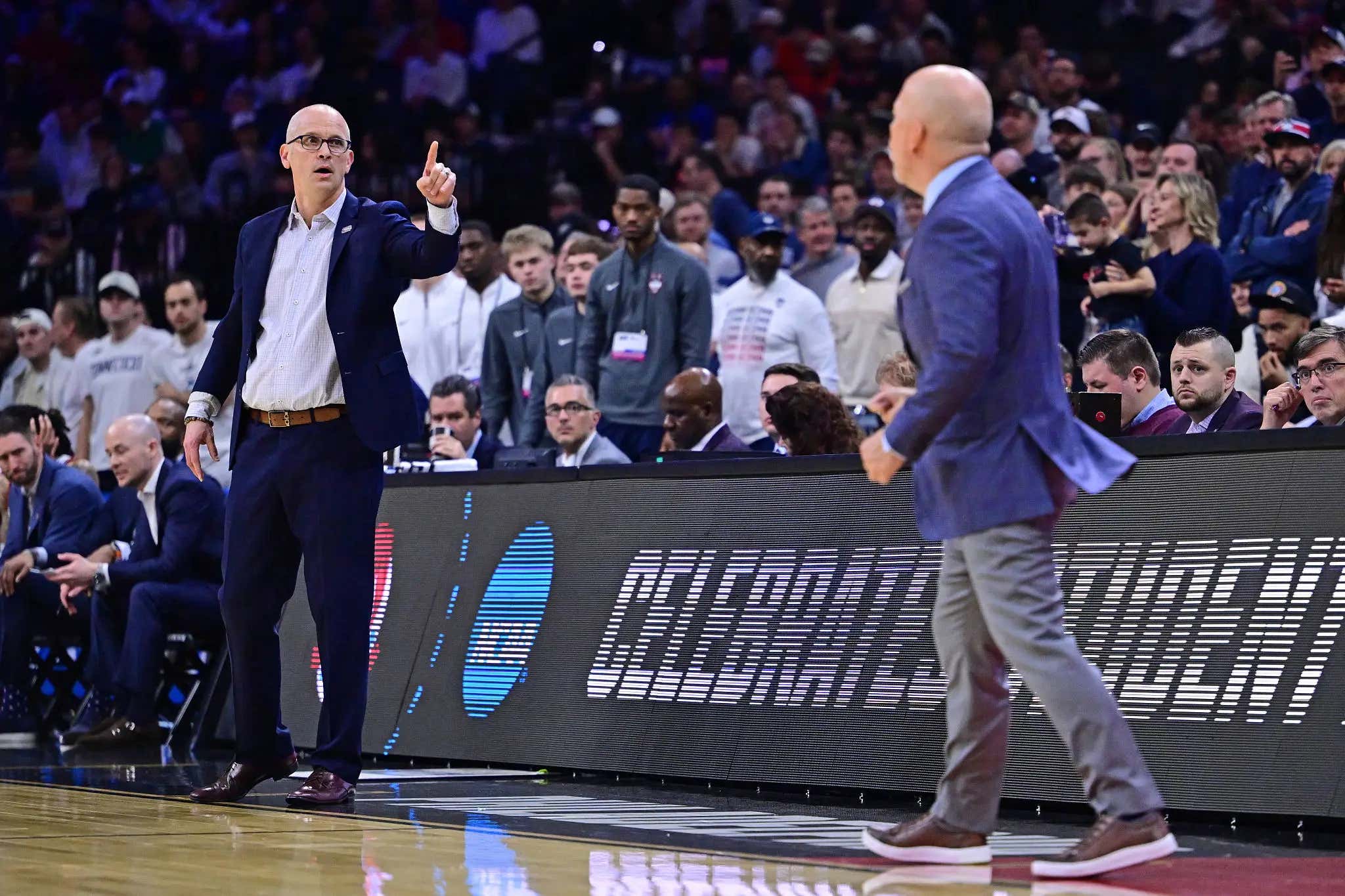Nobody Is Better At Their Job Than The Camera Guy Who Got Dan Hurley And Mick Cronin Simultaneously Yelling 'Get The Fuck Over Here' To Their Players