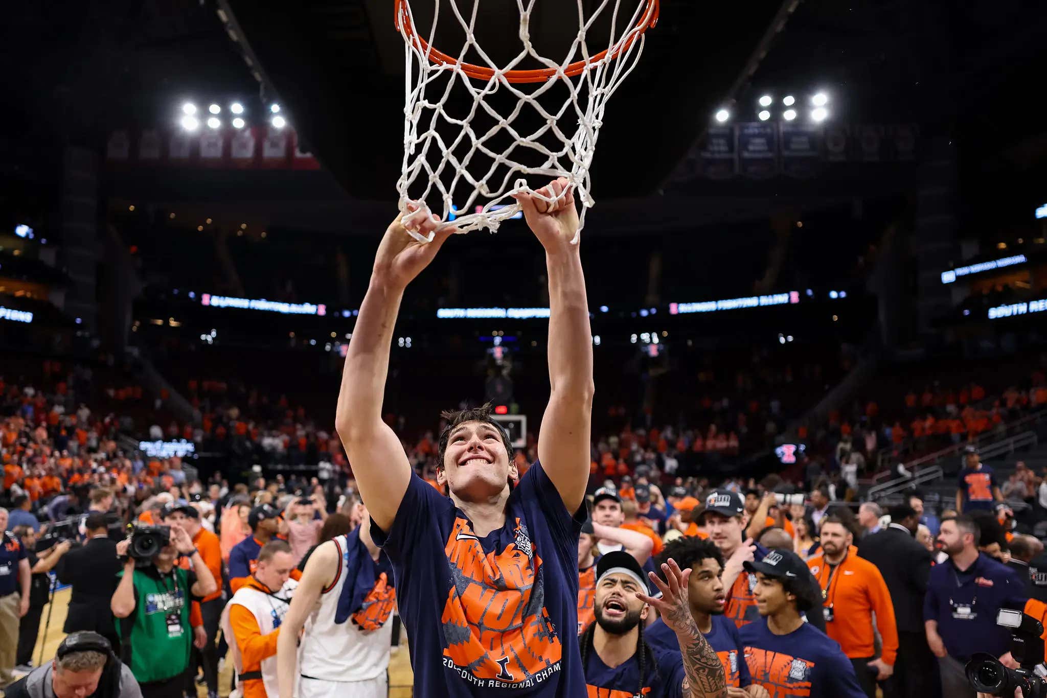 Not Knowing How To Cut Down Nets, A Highlight Reel Of Absurd Quotes - America Is Going To Fall In Love With David Mirkovic During The Final Four