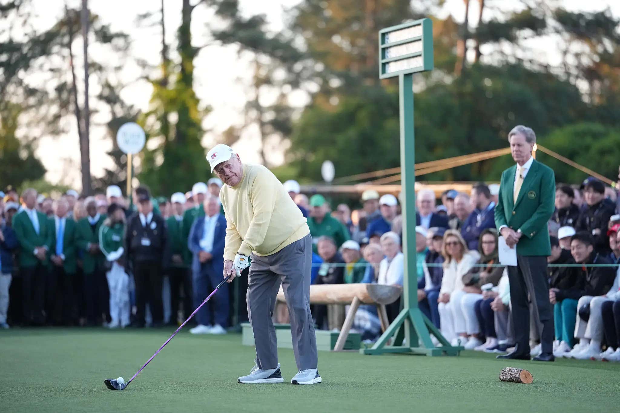 'I Hope To Do It As Long As I Can Not Kill Anybody' - Jack Nicklaus Isn't Going To Let This Morning's Hook Stop Him From Being An Honorary Starter
