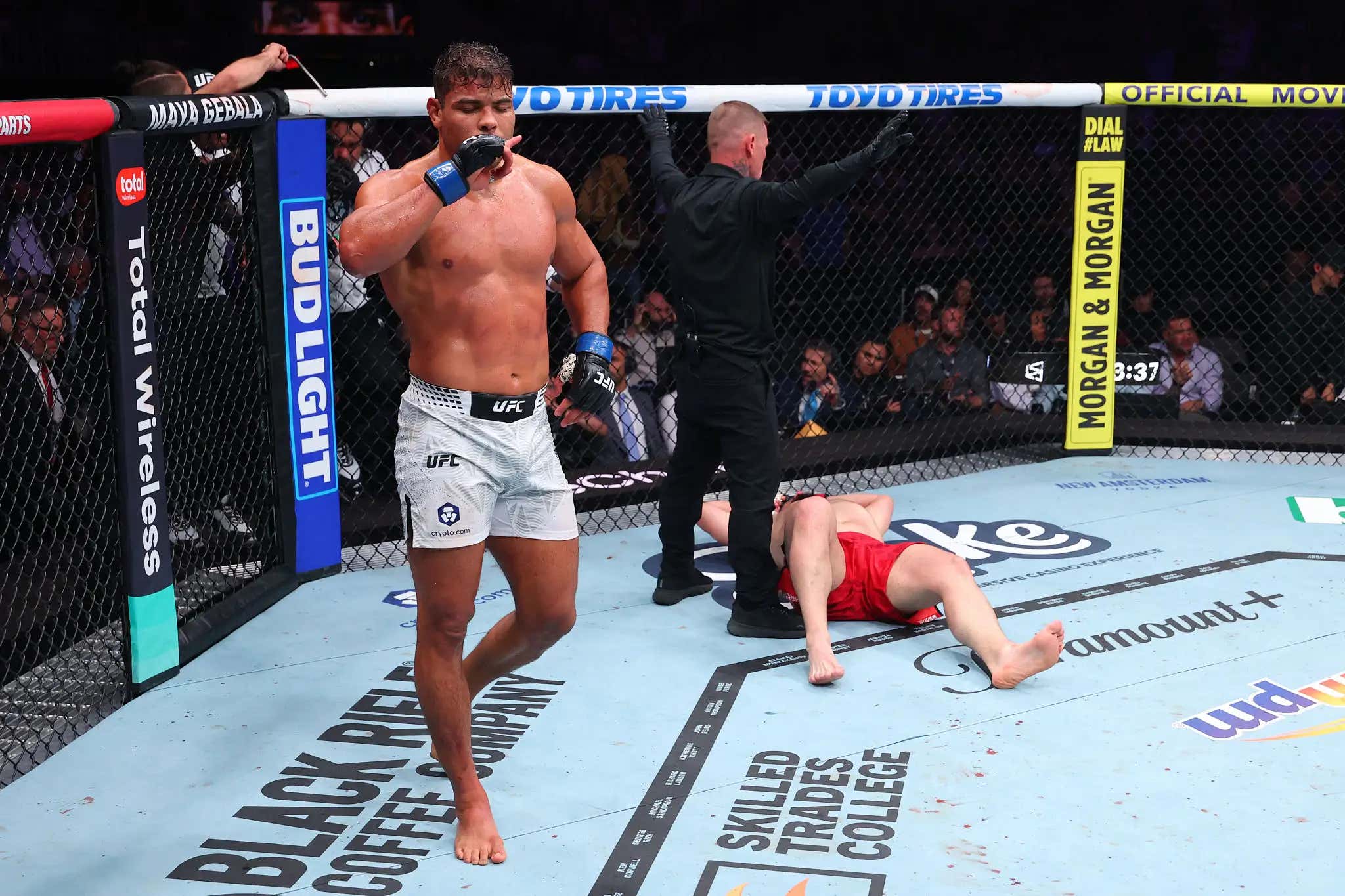 The Violence Keeps On Coming - Paulo Costa Scores A Head Kick KO In UFC 327’s Co-Main Event