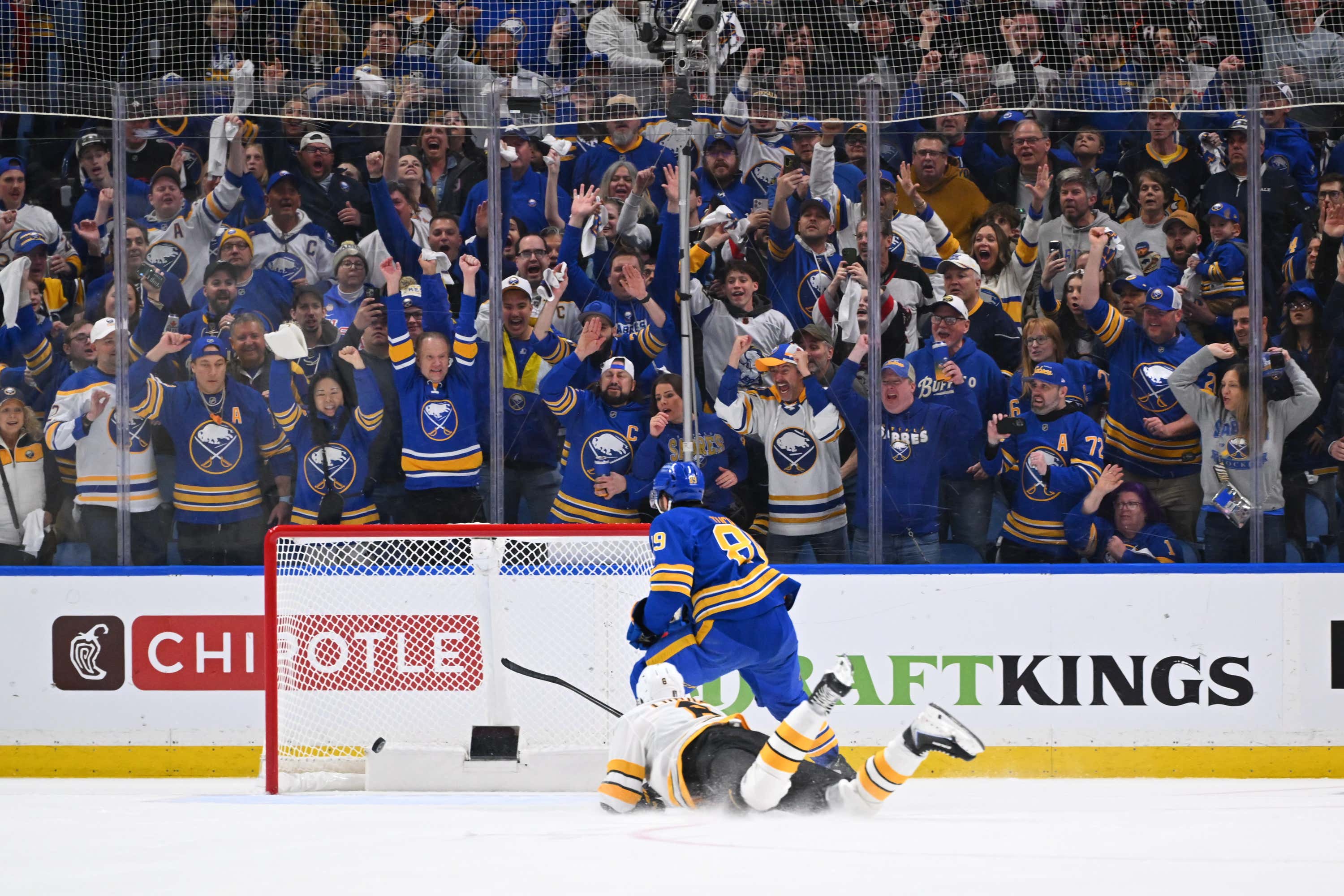 Bruins Get Extra-Hot Buffalo Stings In Historic Game One Meltdown