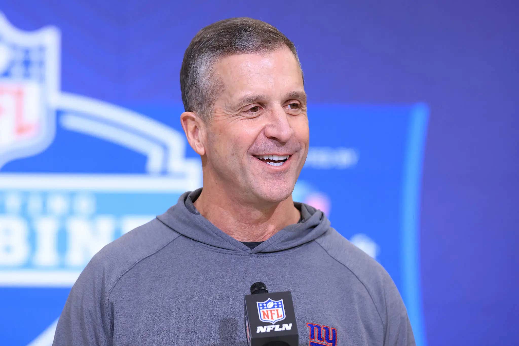 John Harbaugh Having The Entire NFL Confused About His Plan For Tonight's Draft Is The Biggest Win For The Giants In Years
