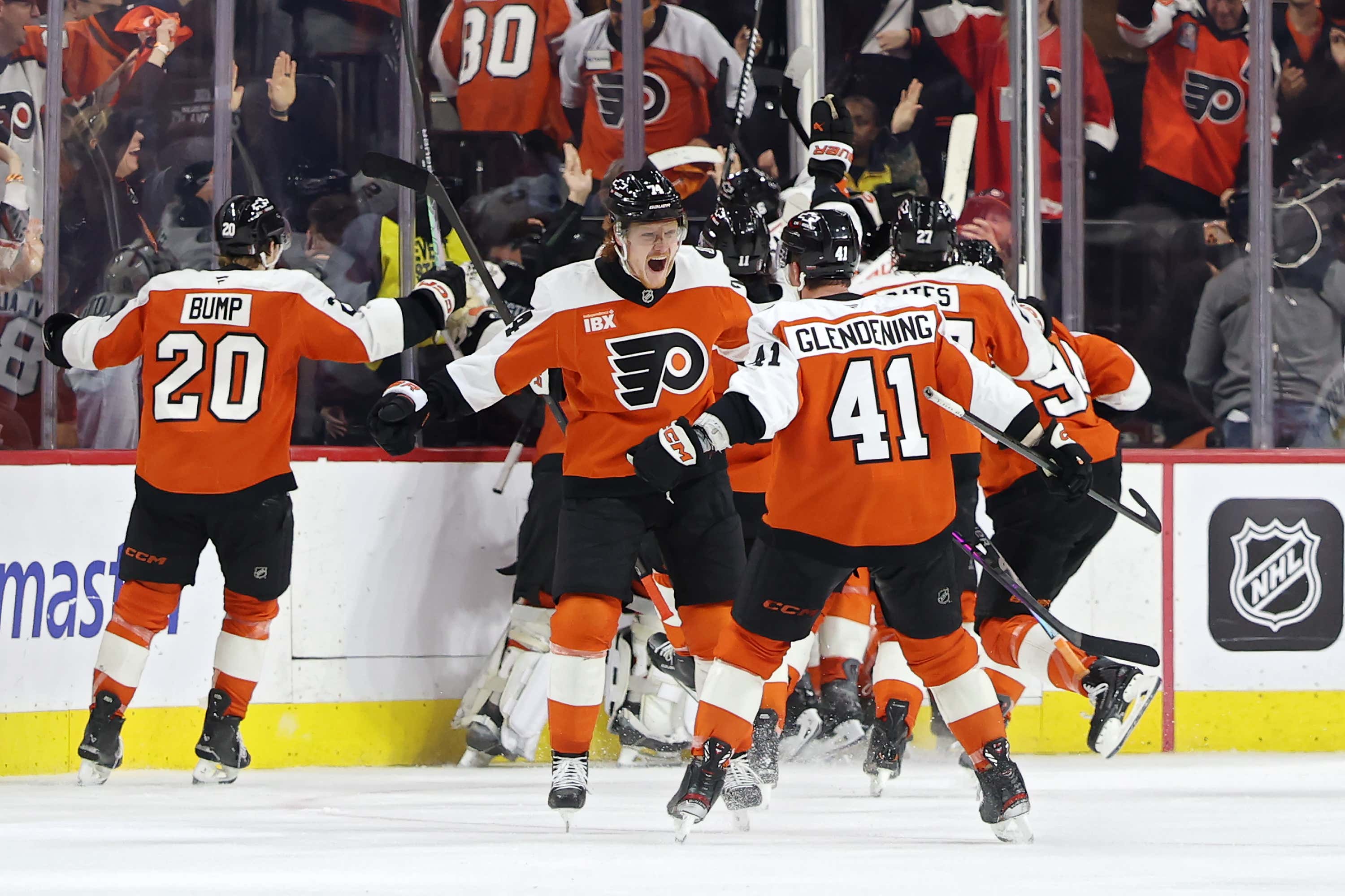 THE PHILADELPHIA FLYERS ARE YOUR BATTLE OF PENNSYLVANIA CHAMPIONS AFTER CAM YORK STICKS AN OVERTIME DAGGER IN THE PENGUINS