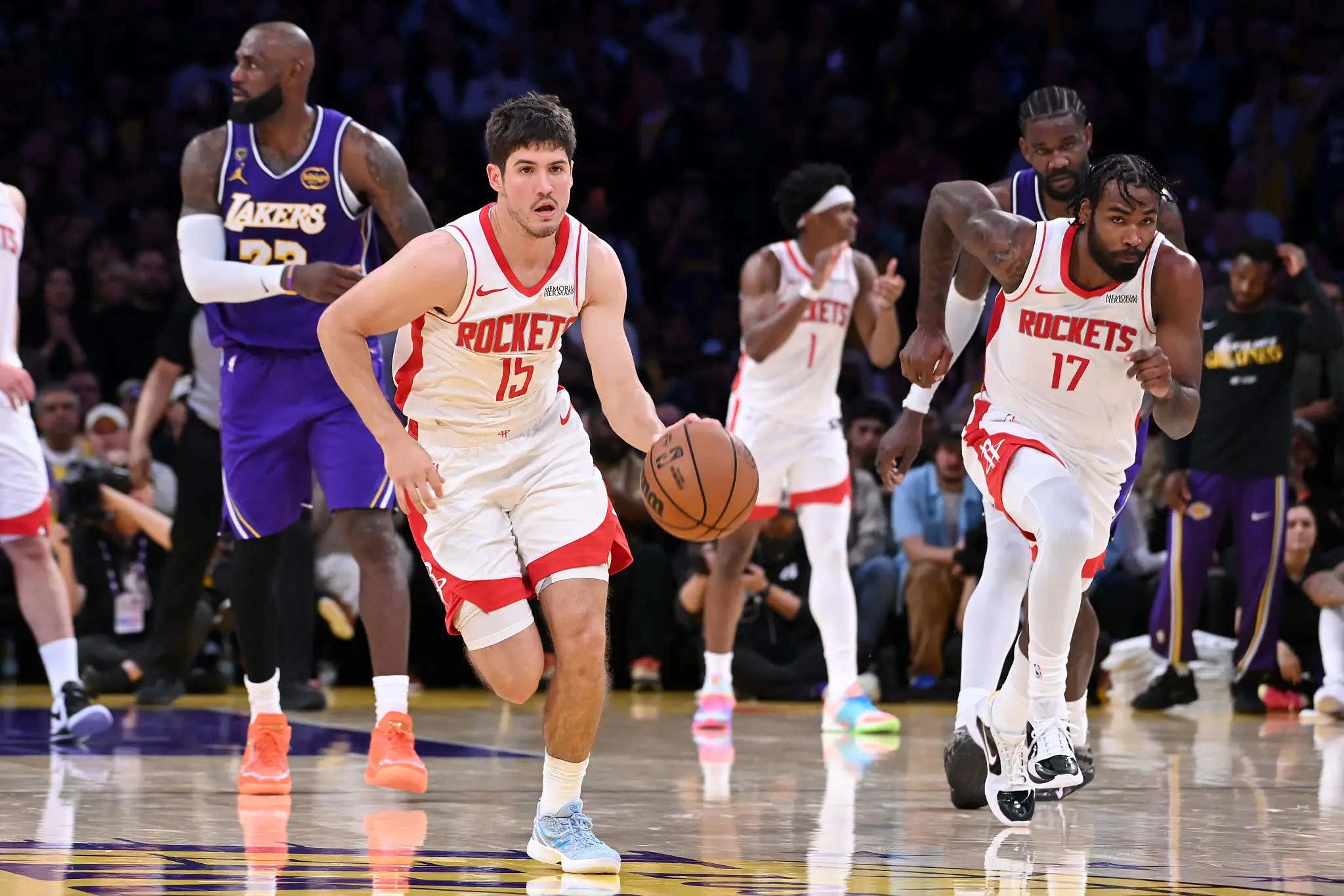 Reed Sheppard Winning The Game And Burying The Lakers Immediately After LeBron Tried To Bully Him Is The Best Highlight Of The Playoffs