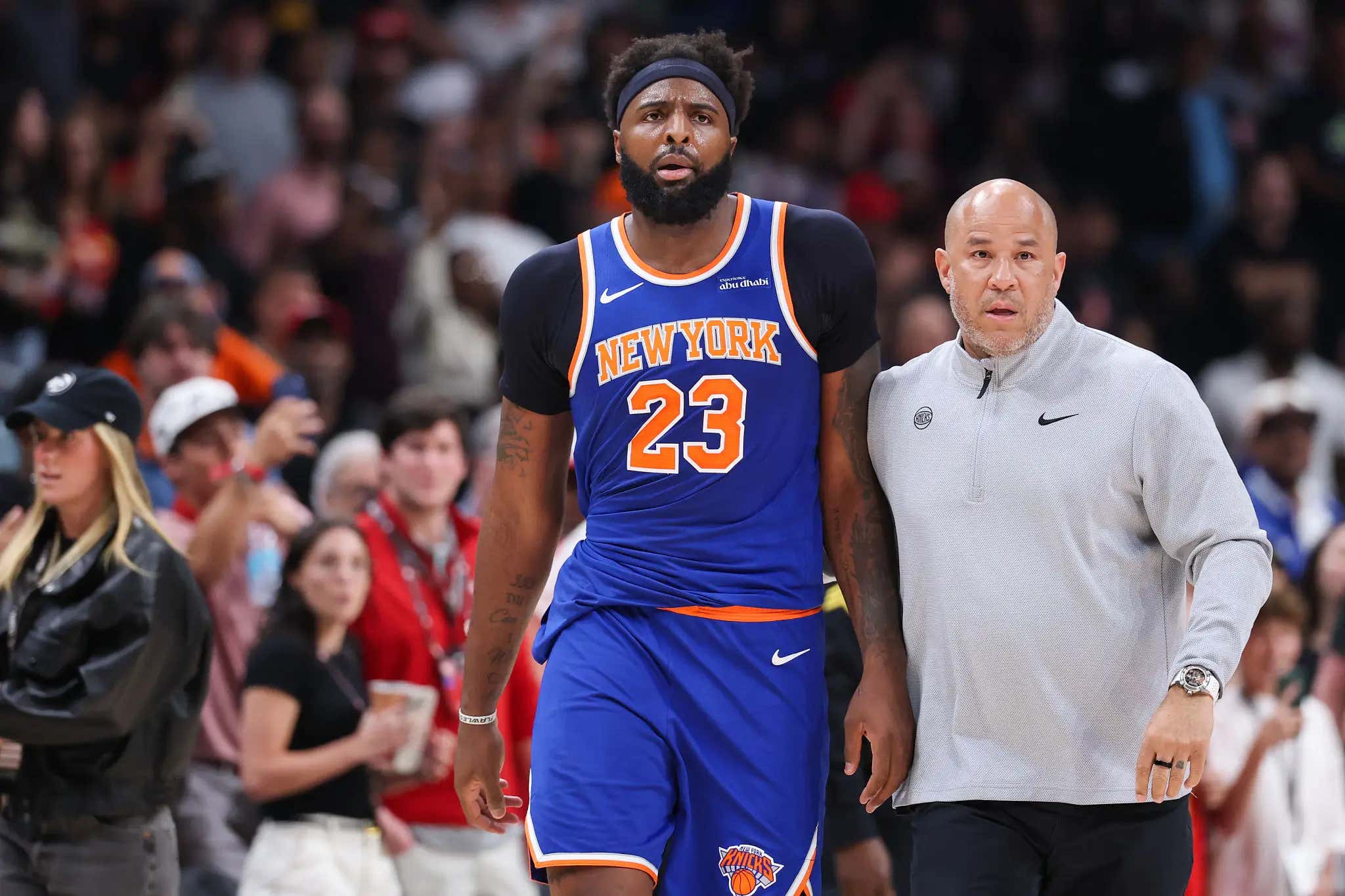 Winning A Title Is Never Easy - Mitchell Robinson Reportedly Broke His Pinky But Had Surgery On It And Will Play With A Brace In The NBA Finals