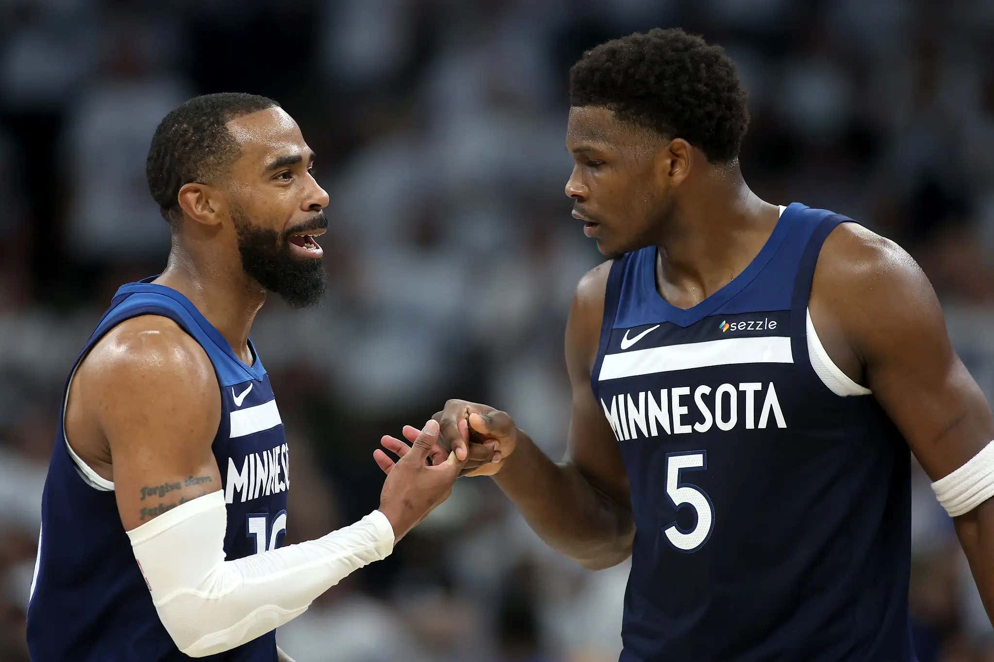'I Used To Play 2k With You' - Anthony Edwards Was Hyping Up Mike Conley's Game 1 With The Highest Praise An Old Guy In The NBA Could Get