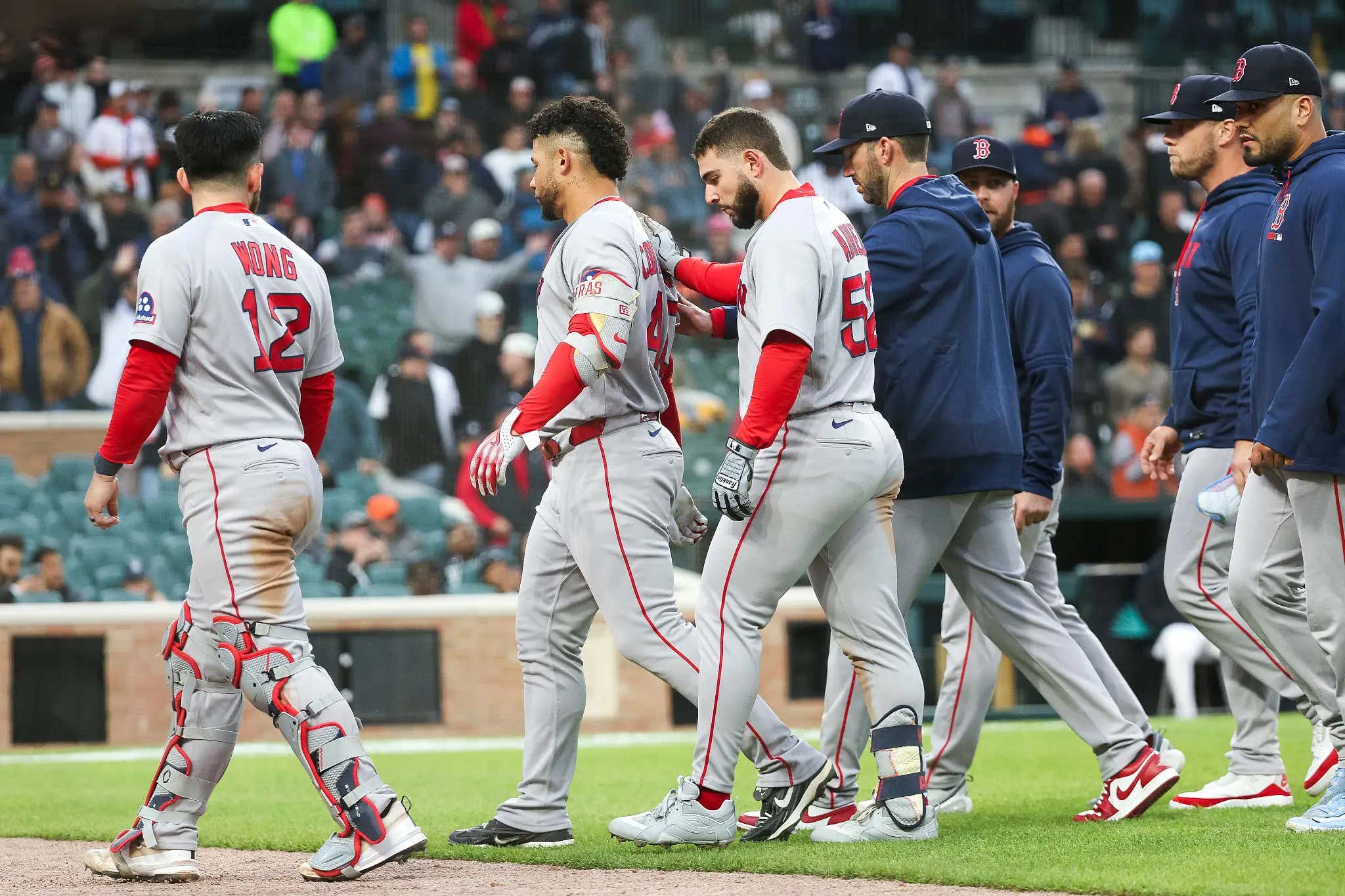 It Seems Like Frambler Valdez May Have Hit Trevor Story After He Found Out About A Pitch Relaying Masterclass By The Red Sox