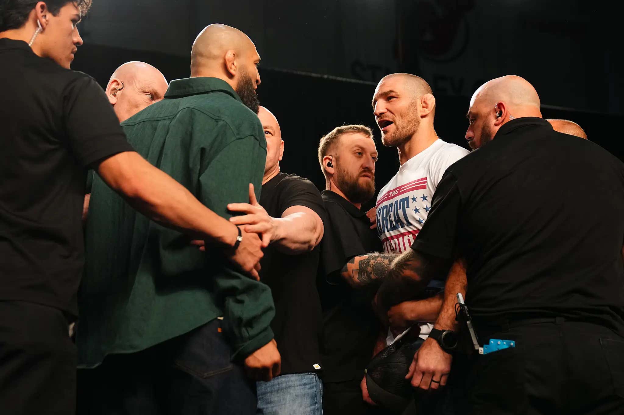 Sean Strickland And Khamzat Chimaev Had One Of The Most Explosive UFC Press Conferences Ever Last Night