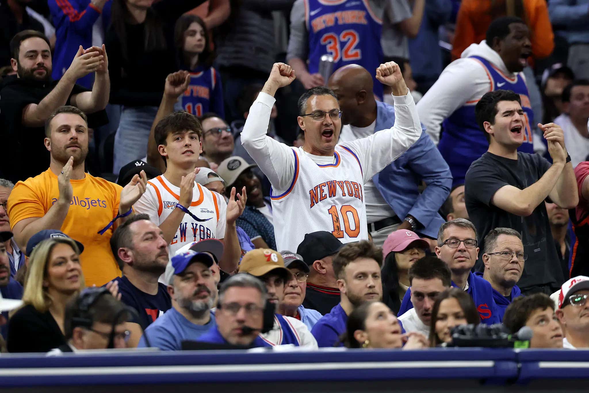 Knicks Fans Showed Up In Droves To MSG South To Watch Their Team Win Its SIXTH Straight Playoff Game
