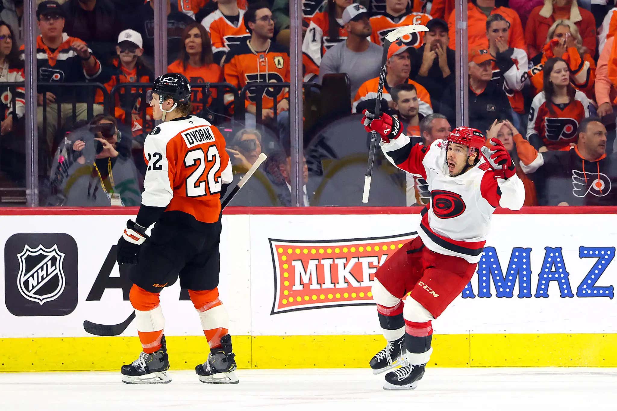 The Philadelphia Flyers Still Manage To Become A Part Of Hockey History As The Carolina Hurricanes Became The First Team To Ever Sweep Back-To-Back Best Of 7 Series