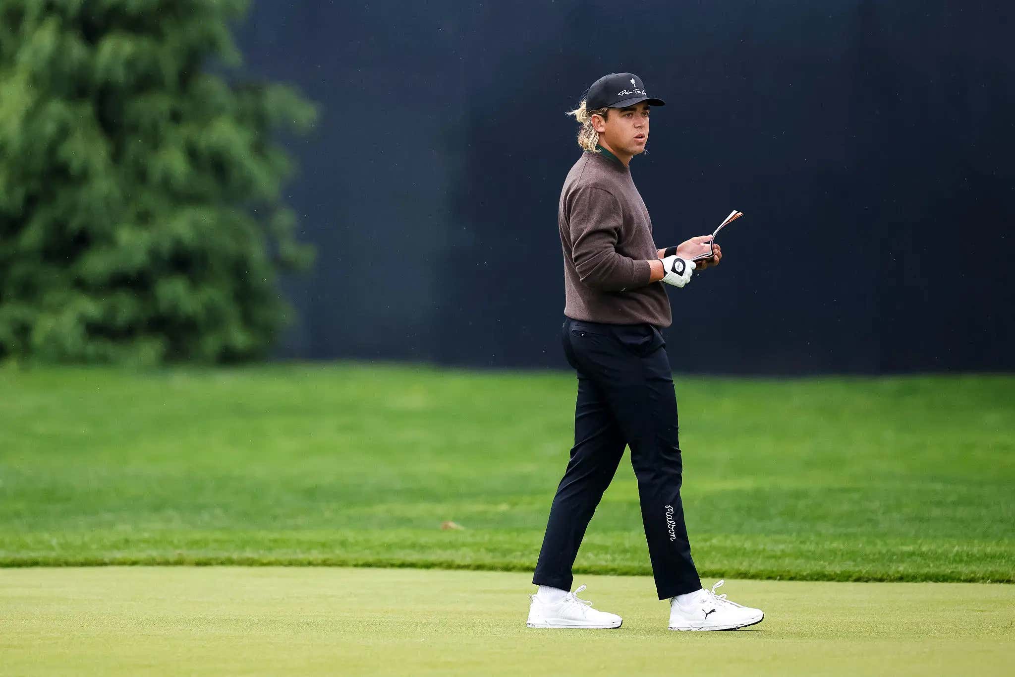 Growth: Garrick Higgo Took No Chances Today, Showed Up To The Tee Box 7 Minutes Early So The Rules Official Knew He Was There