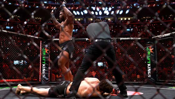The Francis Ngannou vs Philipe Lins Fight Ended Exactly Like We Thought It Would