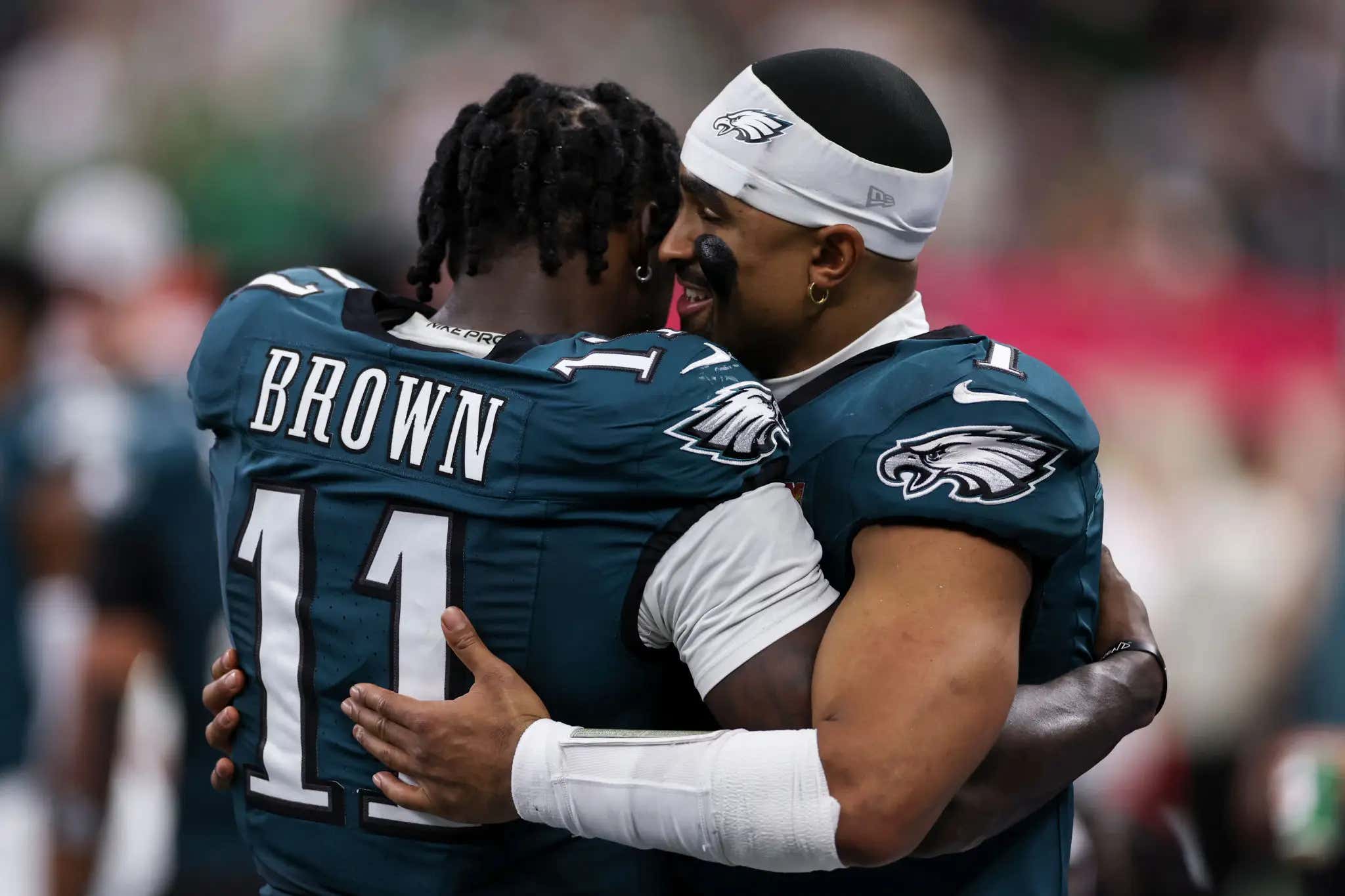 Jalen Hurts Was Asked Some Awkward Questions About The *Possible* AJ Brown Trade, And He Shed Some Light On Their Situation