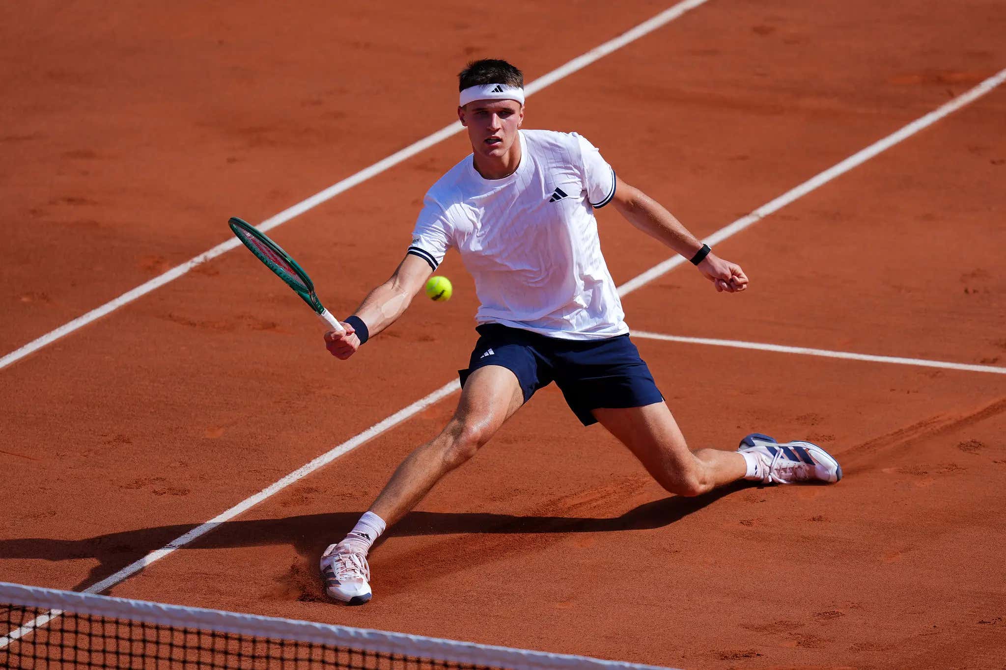 Left It All On The Court: 20 Year Old Tennis Star Jakub Mensik Won A Grueling 4 Hour, 41 Minute Battle At Roland Garros And Couldn't Get Up Off The Ground After