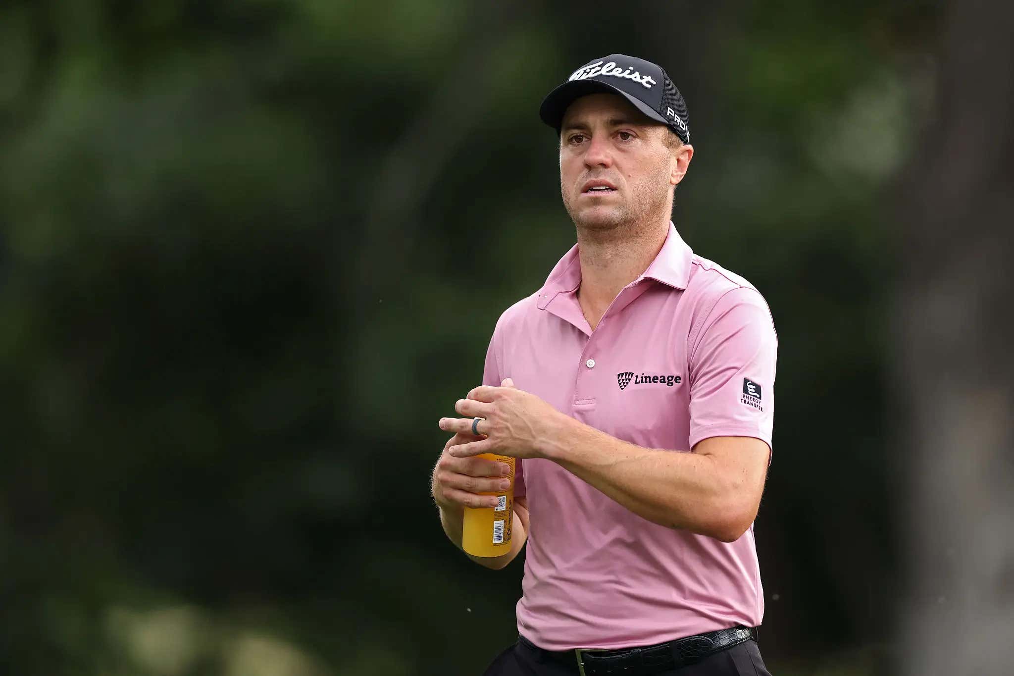 Smell My Finger: Justin Thomas Threw A Little Extra Stank On This Wedge Shot